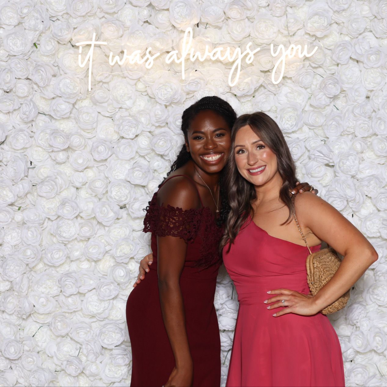 Flower Wall Photo Booth in Maryland