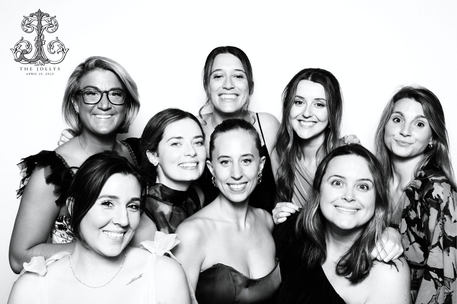Black and White Glam Booth at Baltimore Museum of Art Wedding