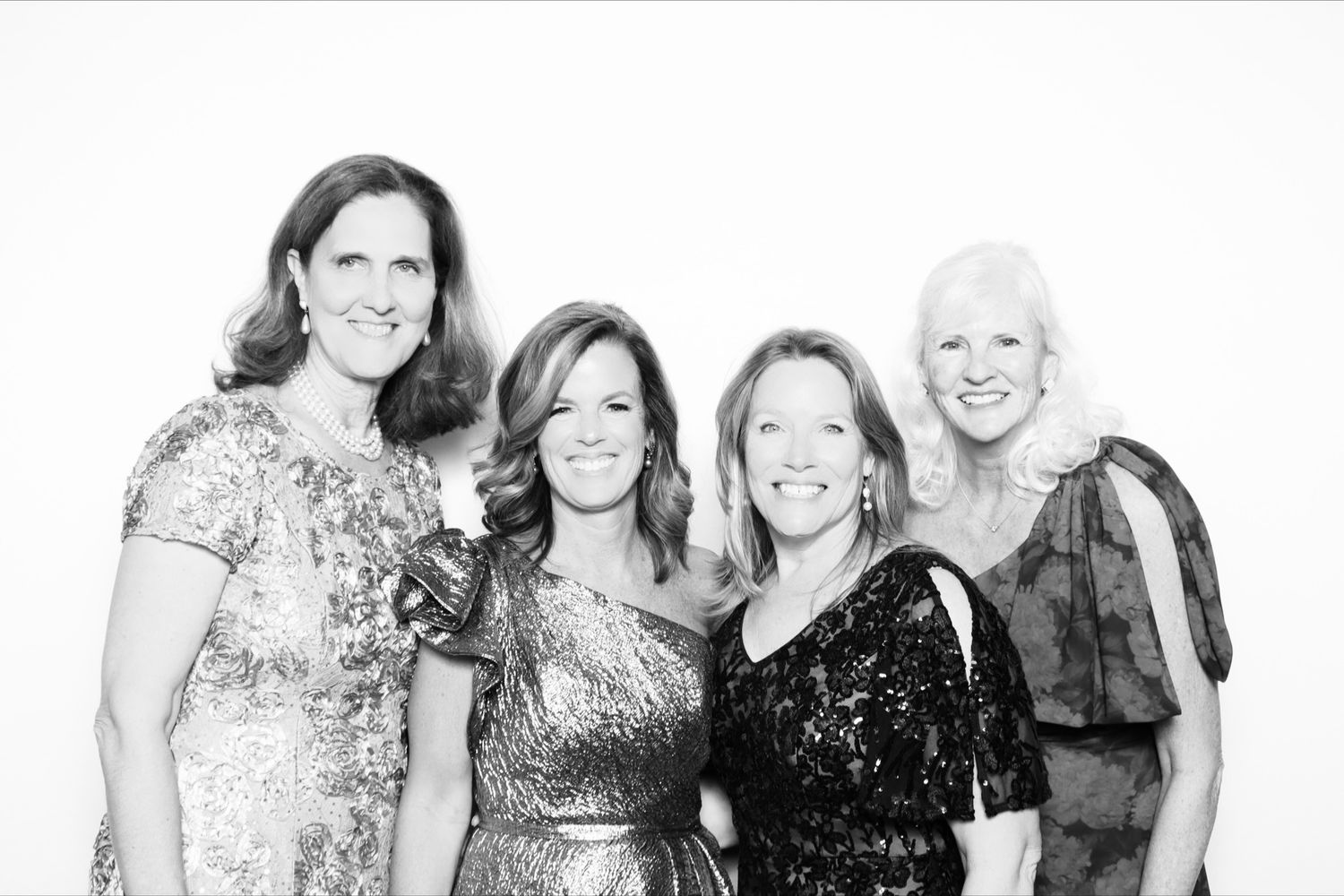 Black and White Glam Booth Photo Booth at Wedding at The Pendry Hotel in Baltimore