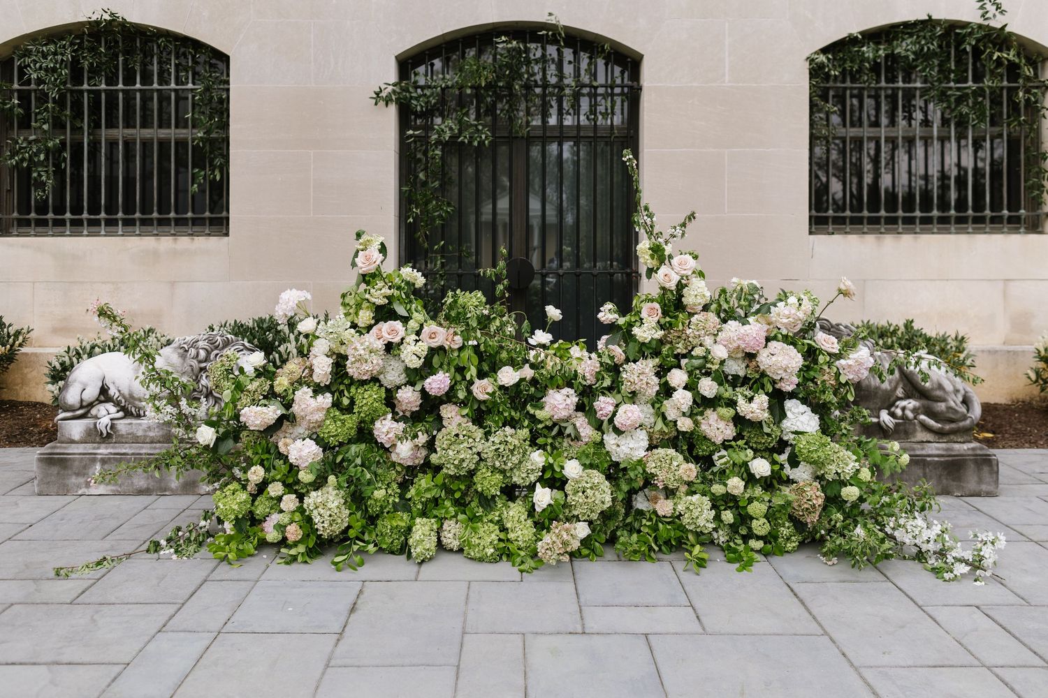 Ceremony Floral at Baltimore Art Museum Wedding
