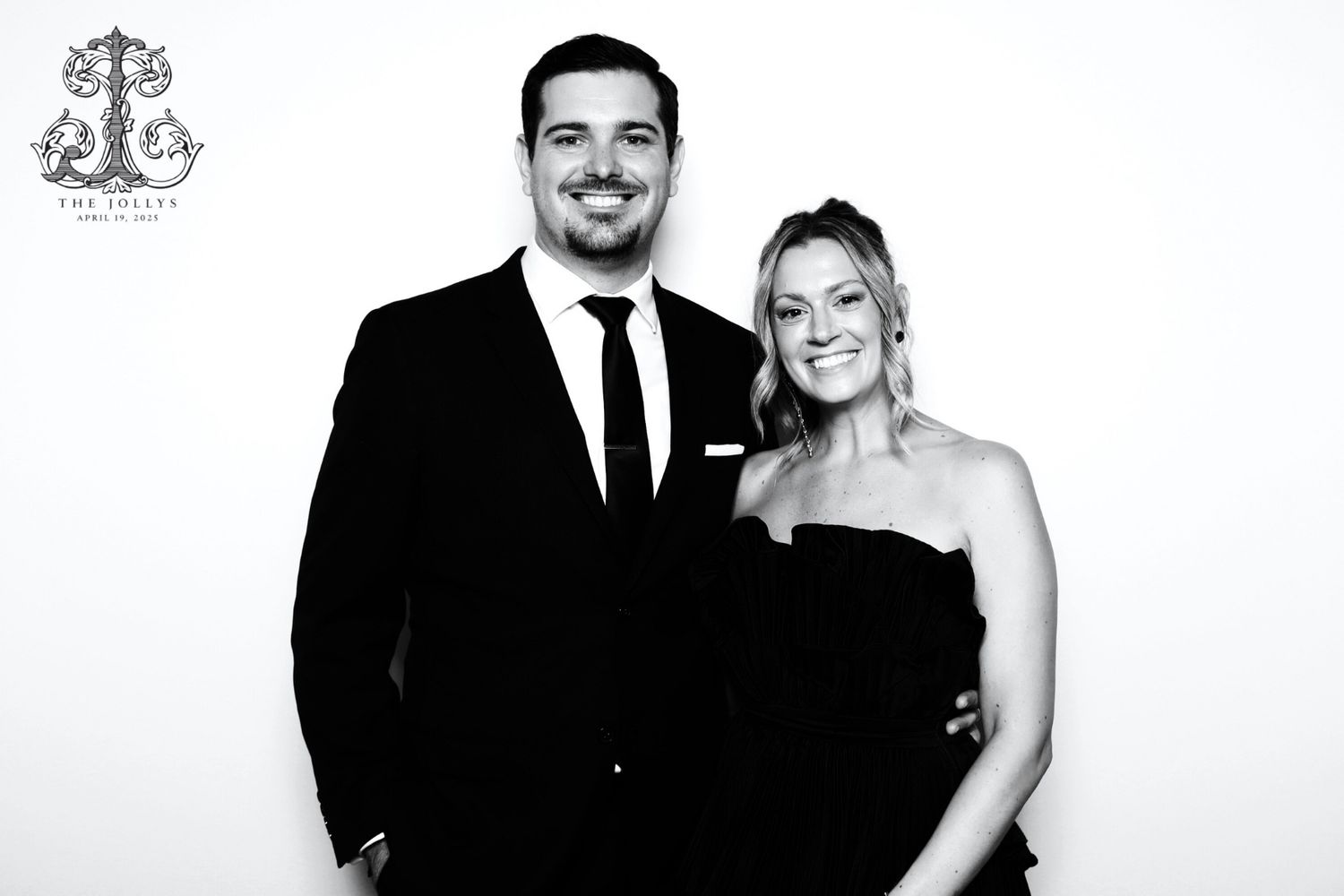 Black and White Glam Booth at Baltimore Museum of Art Wedding
