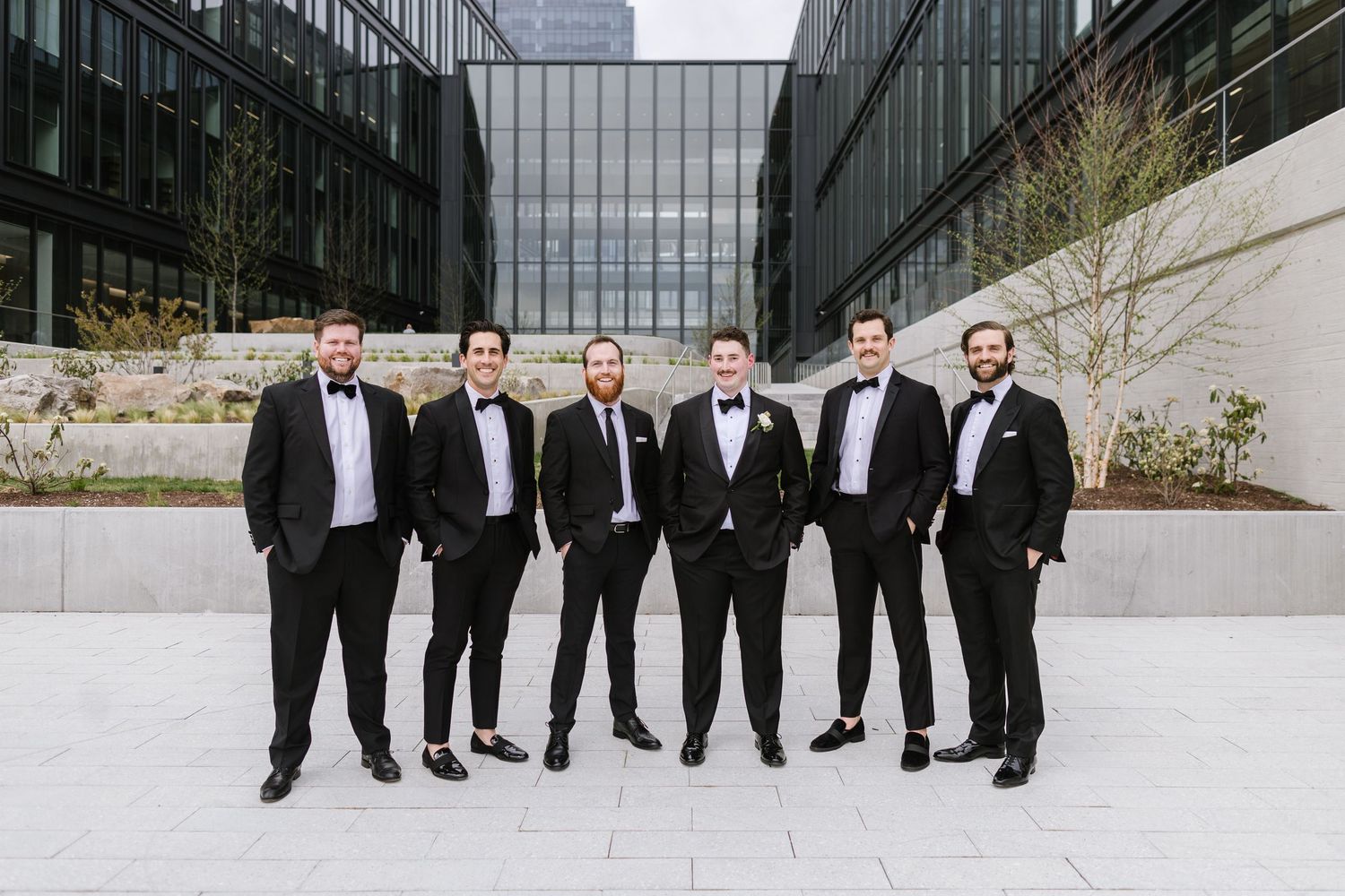 Groomsmen at Baltimore Art Museum Wedding