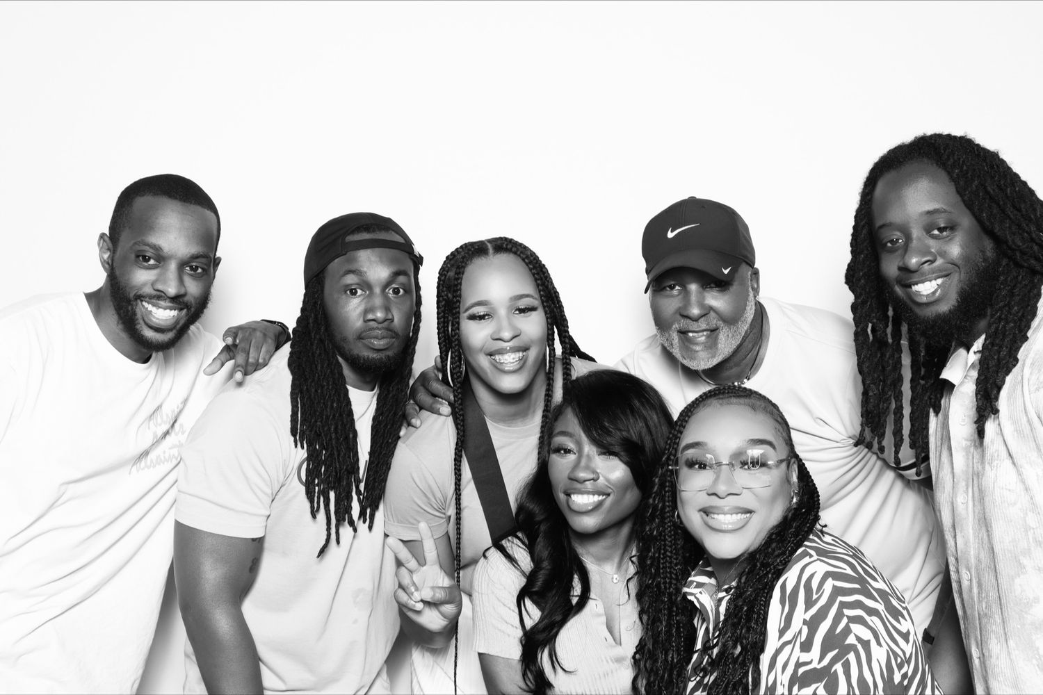 Black and White Glam Booth Photo Booth for Baby Shower in Baltimore