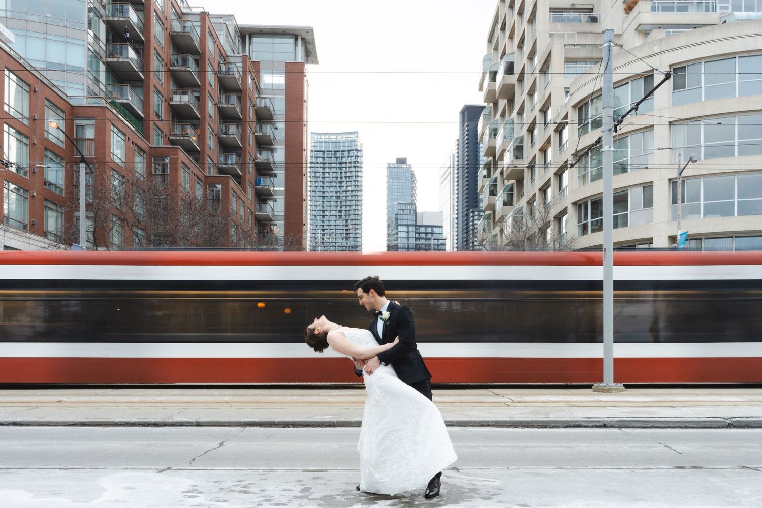 Toronto Music Garden, Toronto Transit Commission TTC Red Rocket LRT, Queens Quay