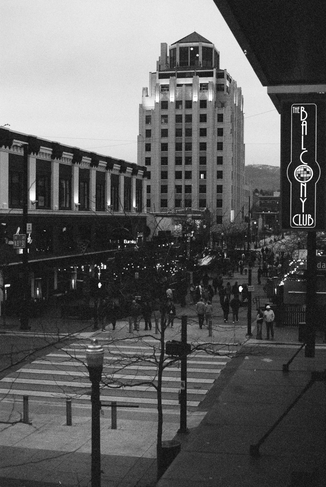 8th Street Boise Idaho 2026. T-max 3200 Black and White 35mm film.