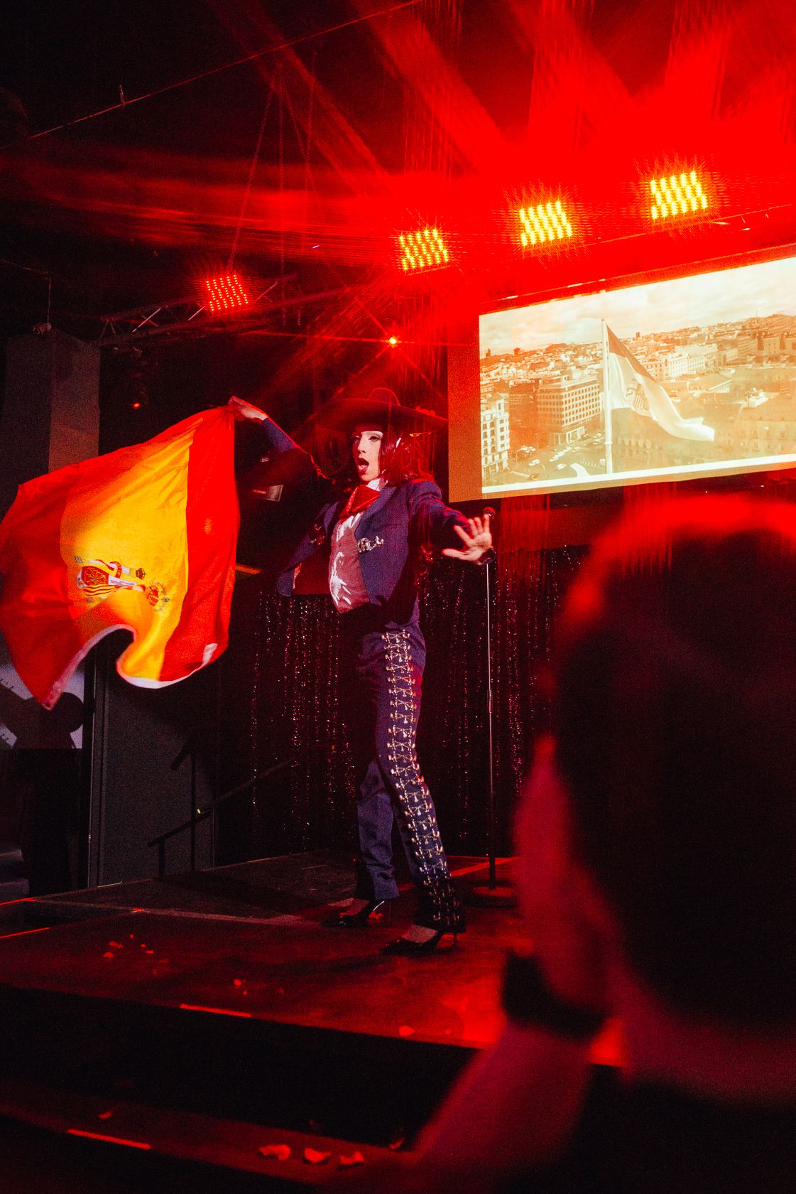 Lucy fore at the Balcony Club in Boise, Idaho 2026 Drag and Burlesque Show Vive Libre