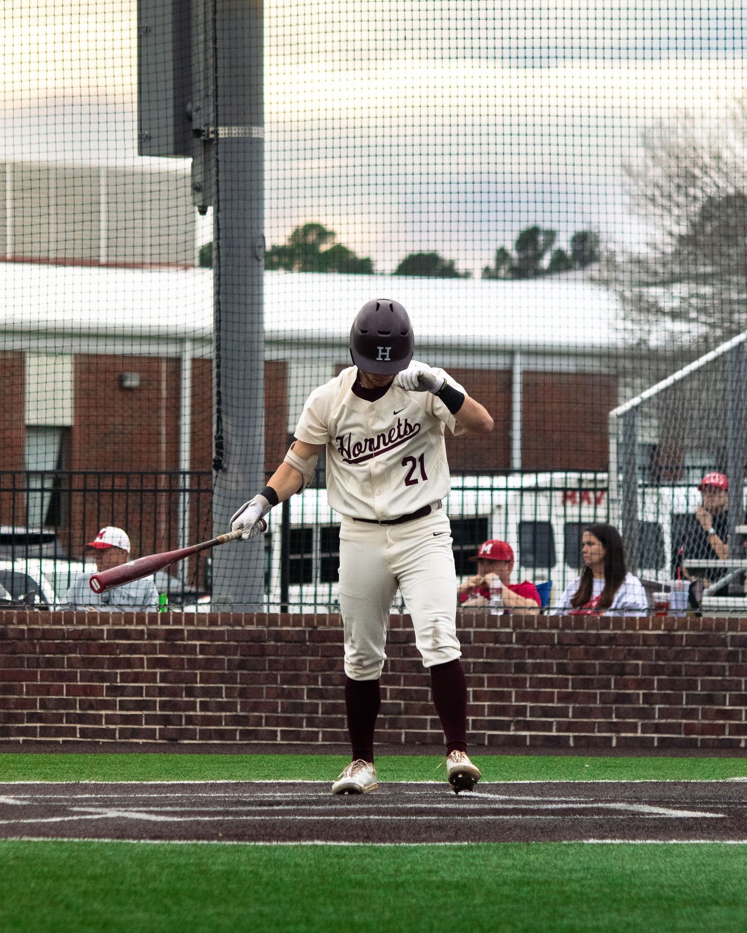 A photo made by shotz.by.jah of a baseball player walking up to bat