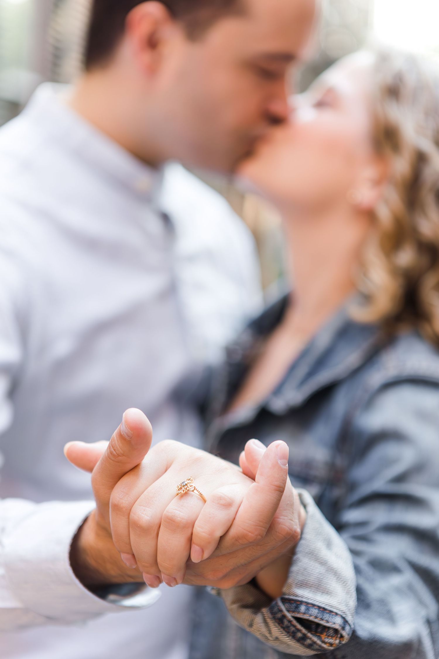 Acorn Street Engagement Session in Boston, Massachusetts taken by Donahue Digital Photography.