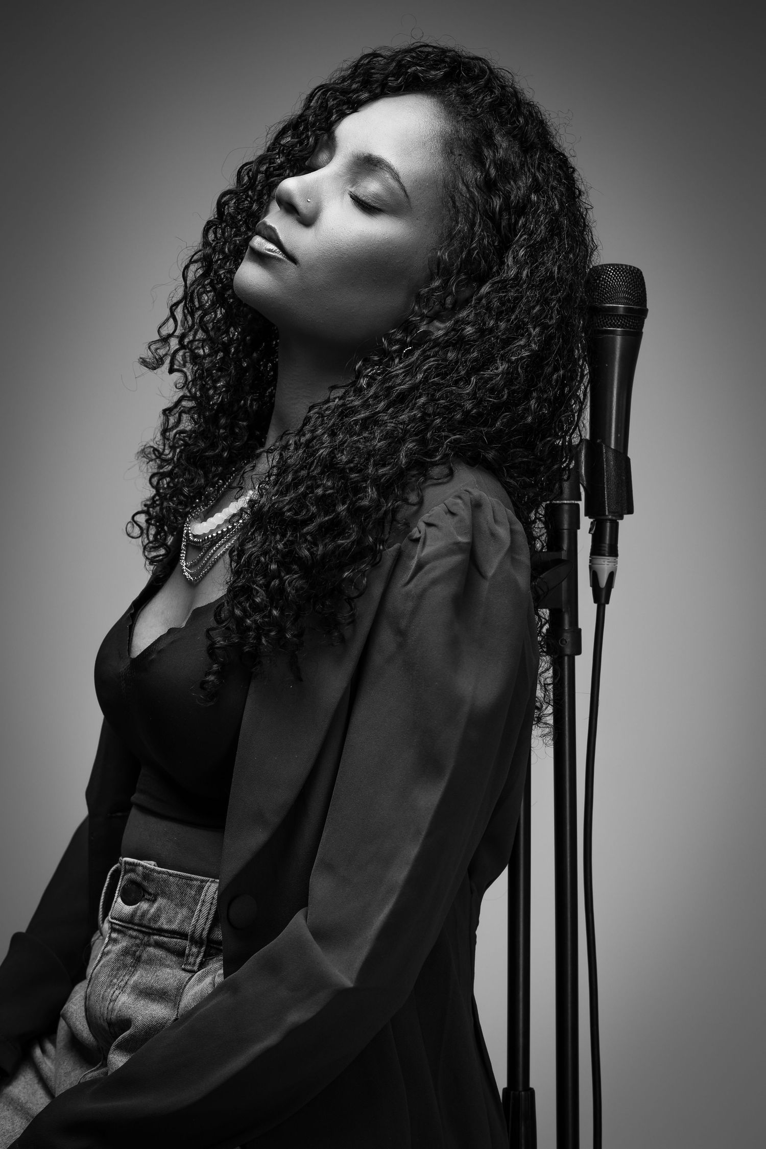 branding headshot black and white