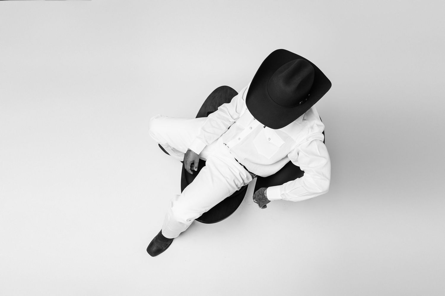 Black and White studio Cowboy