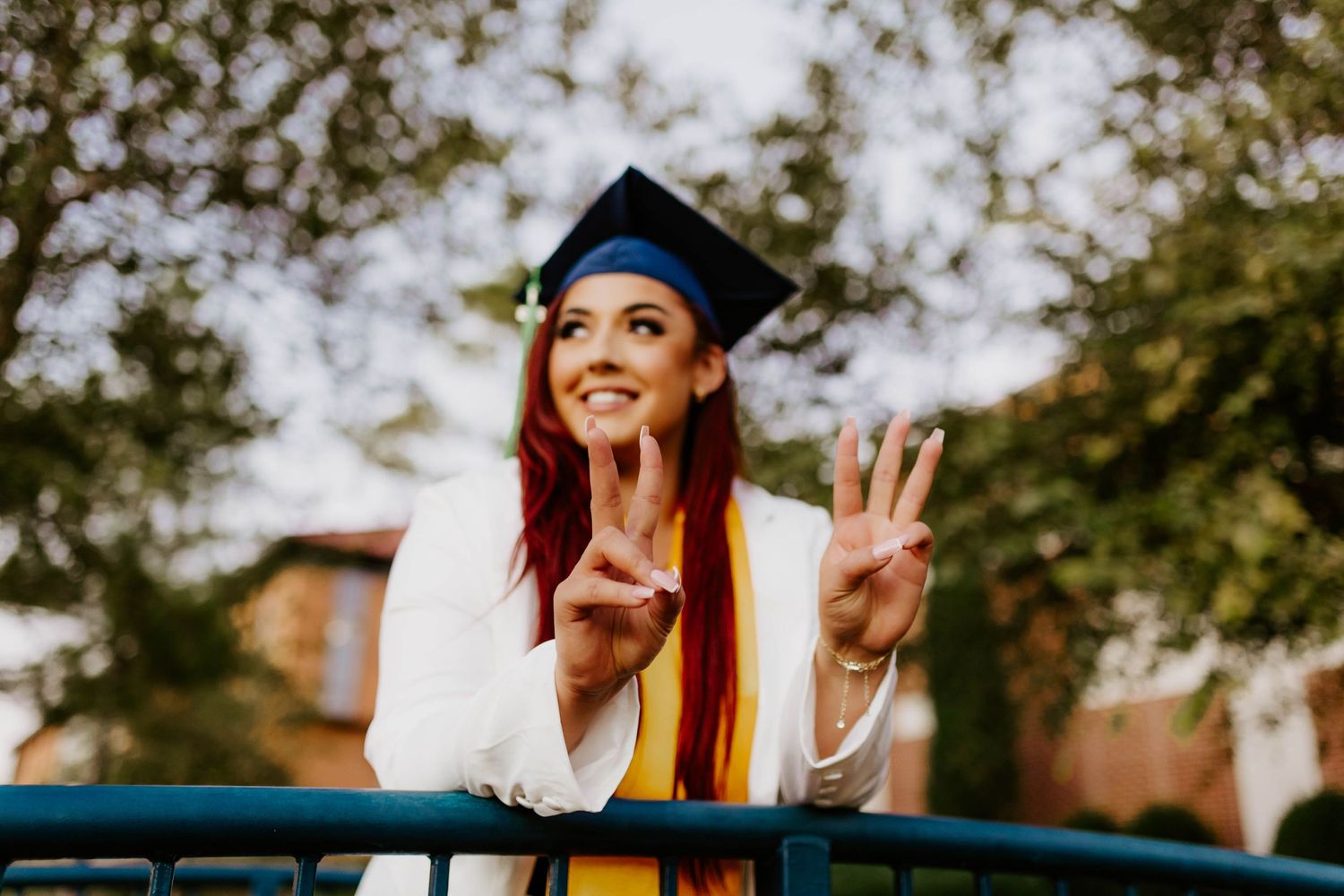 college graduate portrait