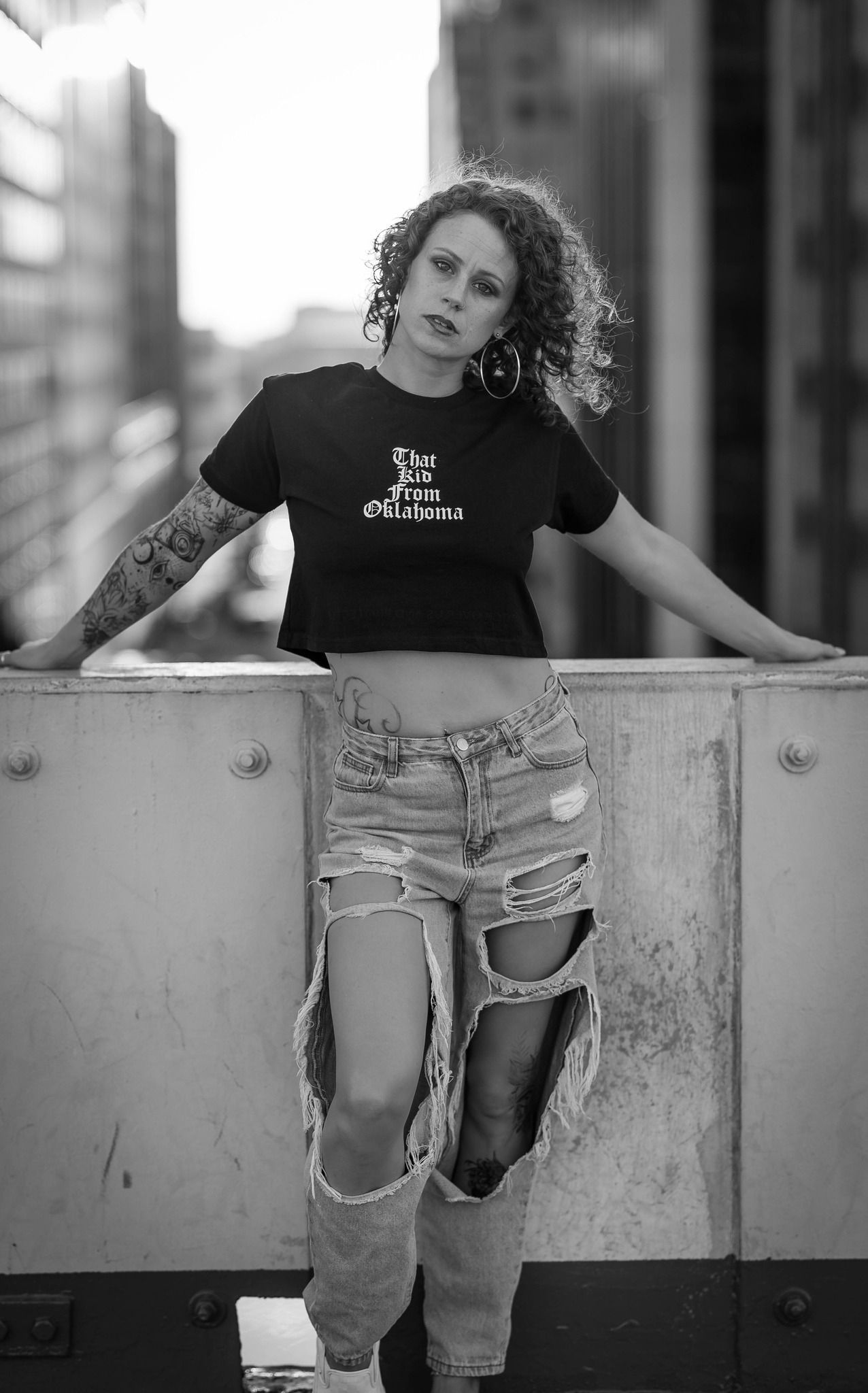 branding headshot creative portrait black and white