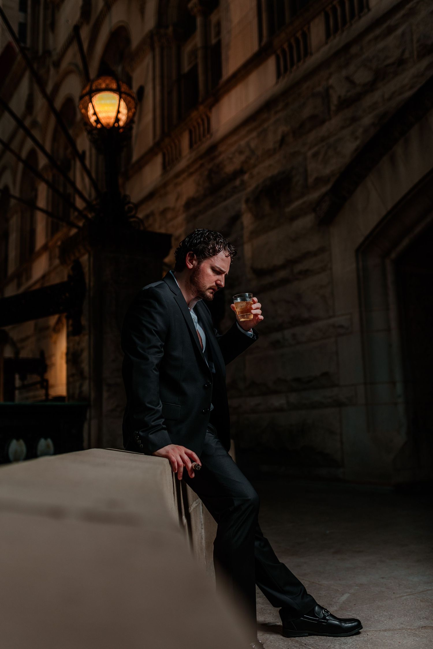 Cinematic image. creative portrait