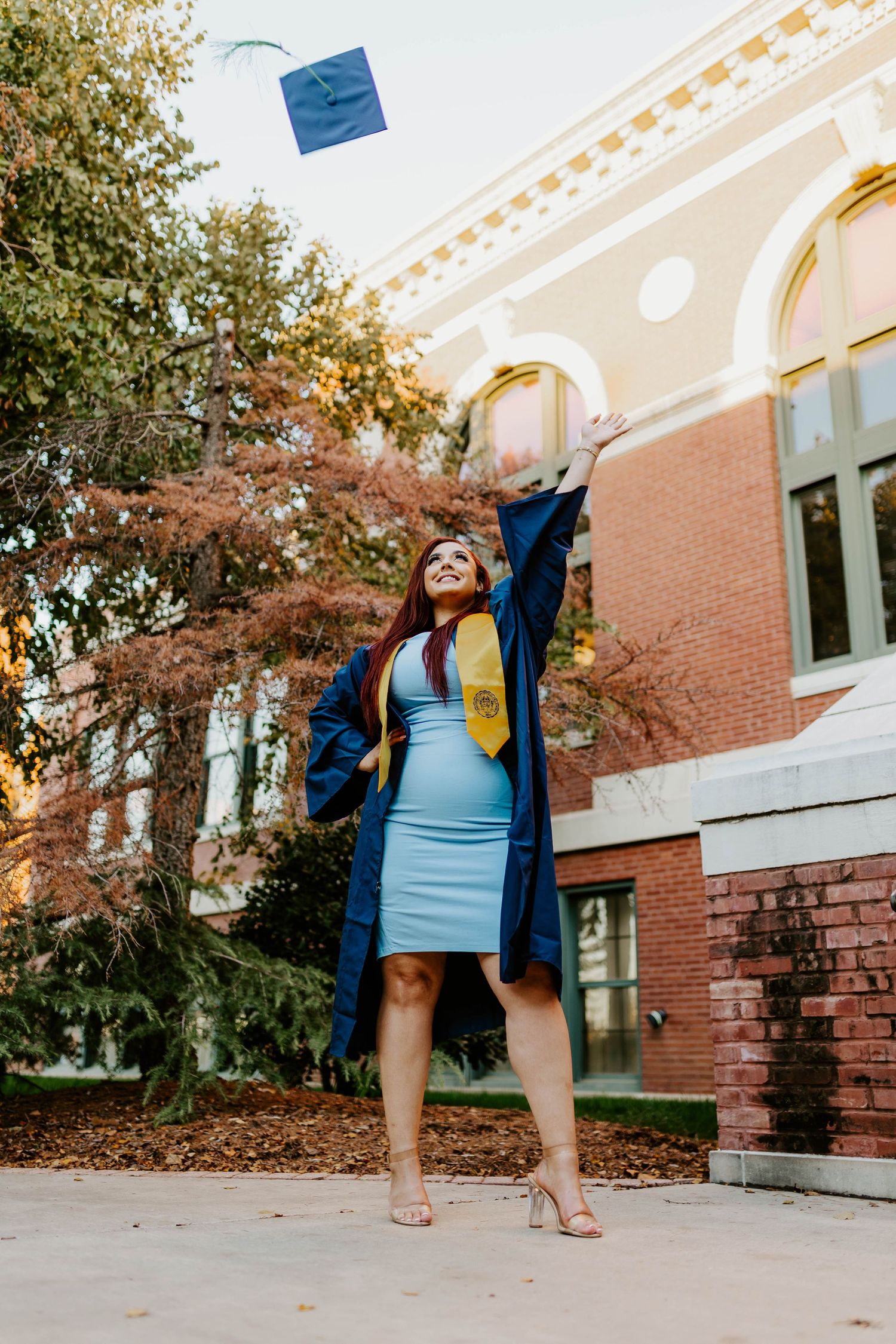 college graduate portrait