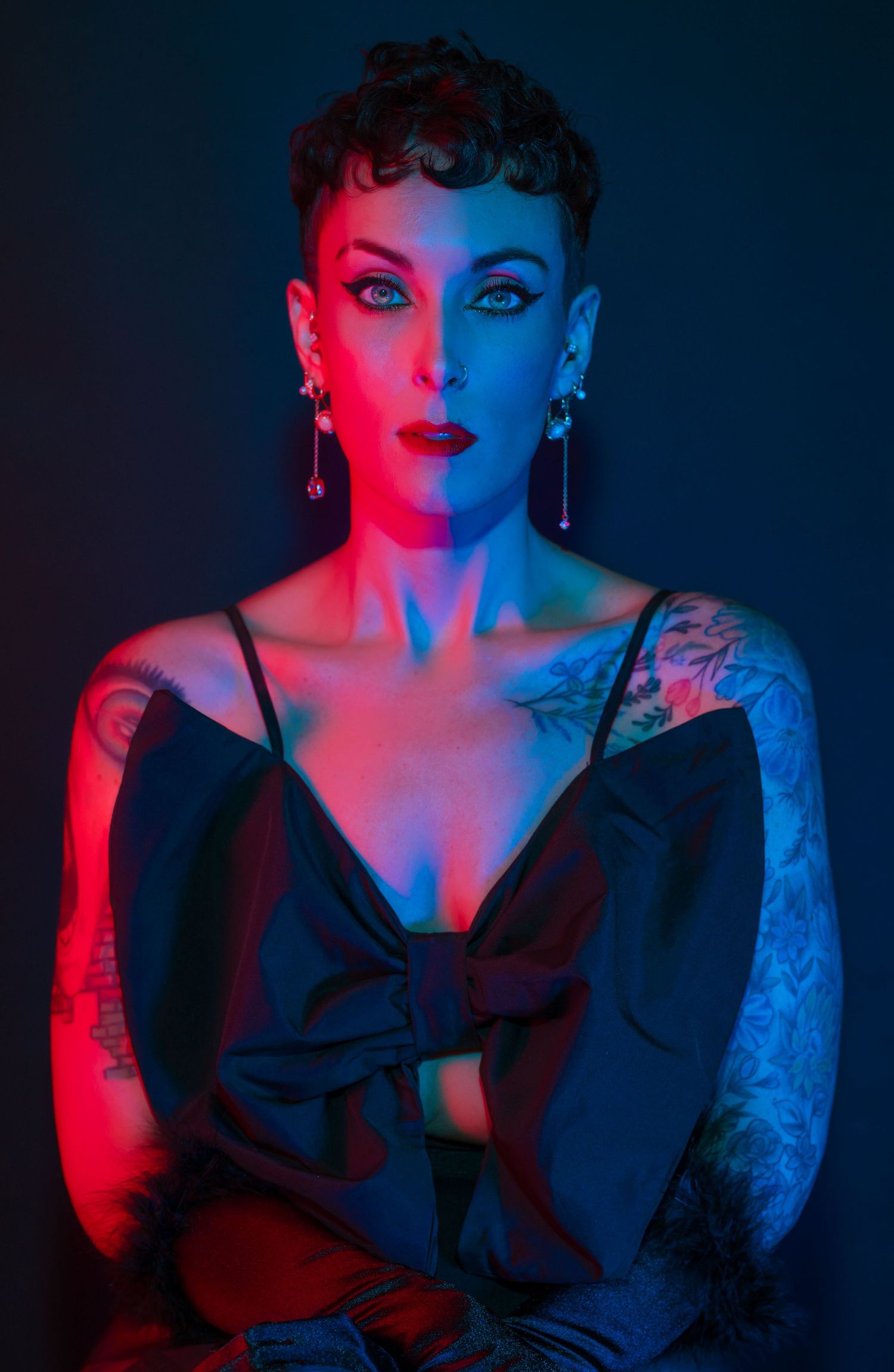 High fashion editorial portrait