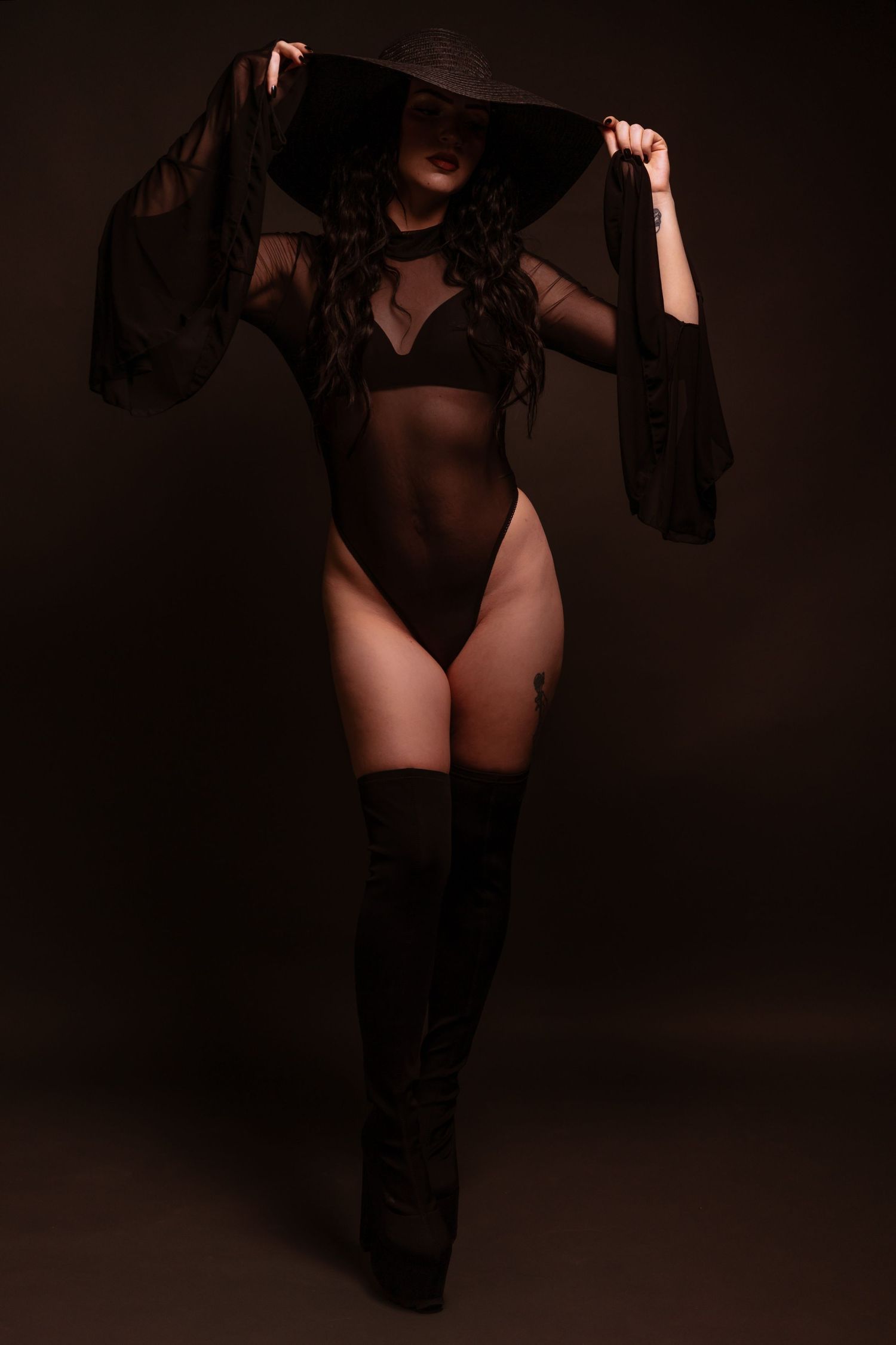High fashion editorial portrait