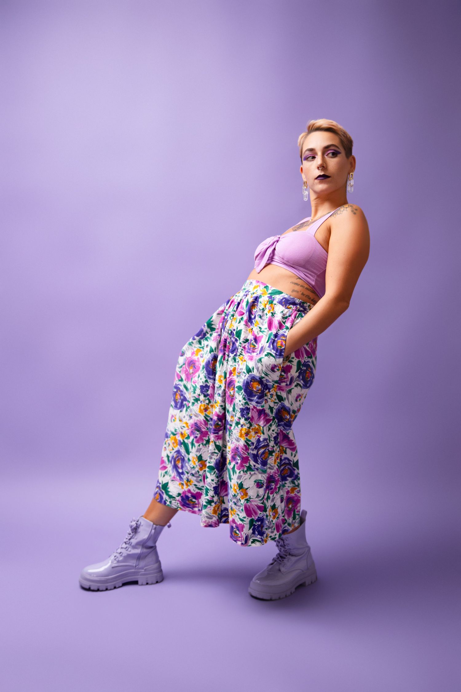 High fashion editorial portrait