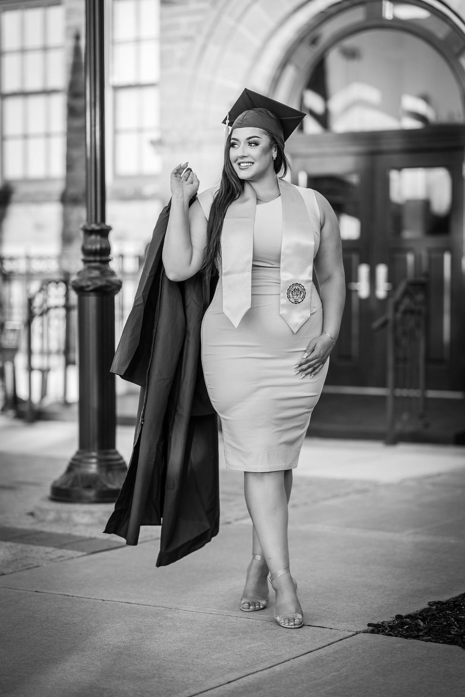 college graduate portrait
