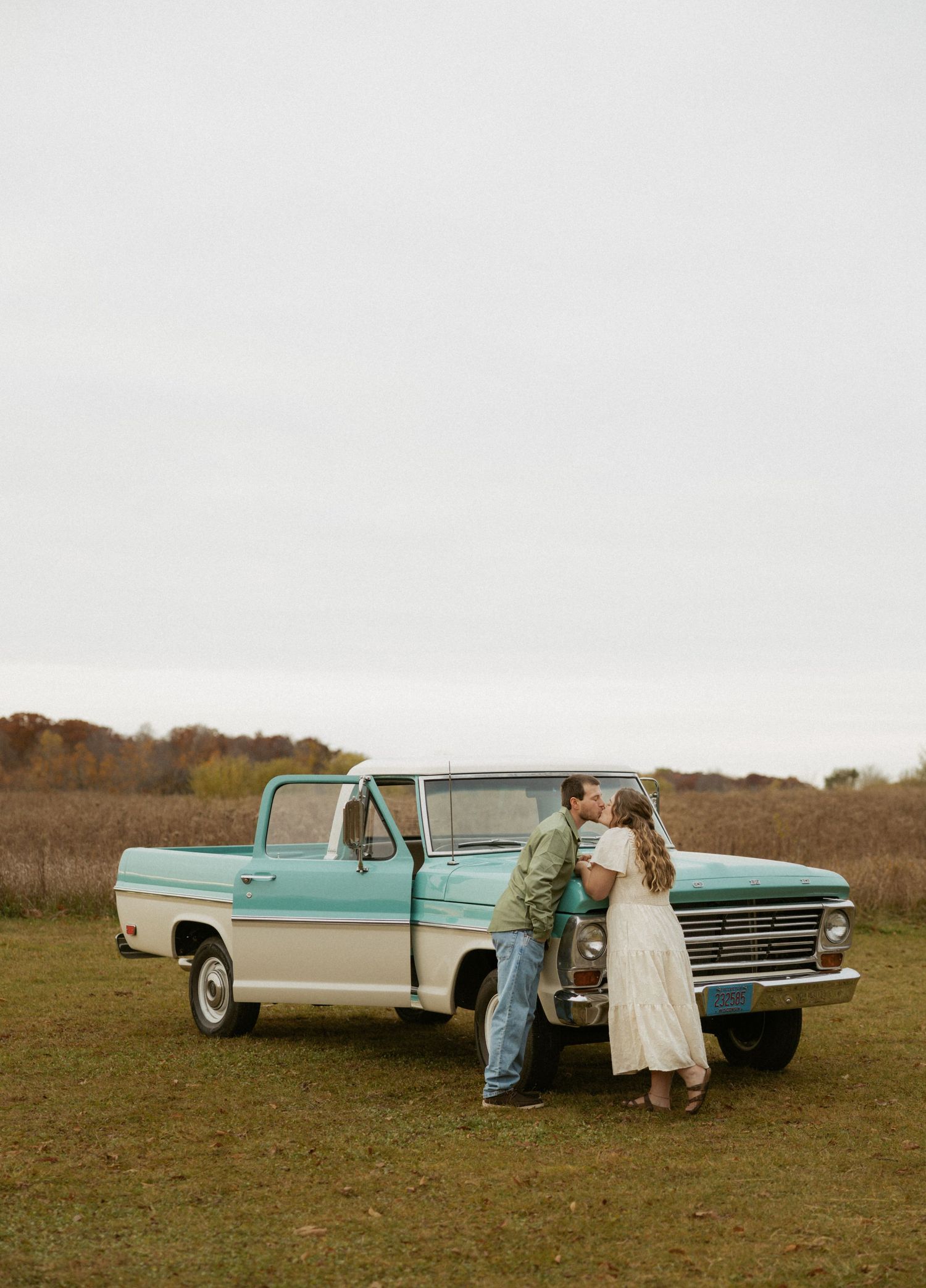 Midwest engagement session High Cliff State park, Sherwood Wisconsin