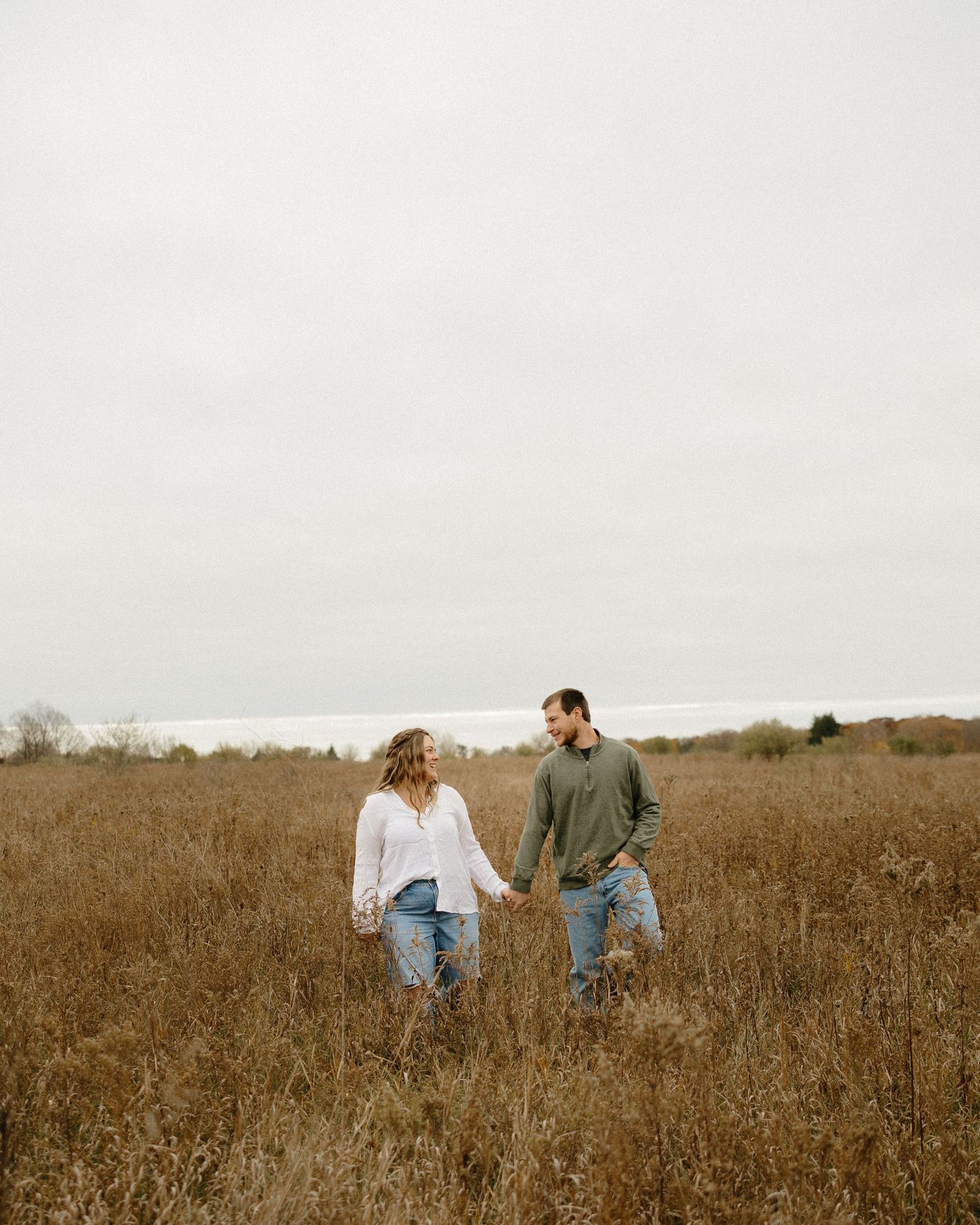 Wisconsin engagement session High Cliff State park