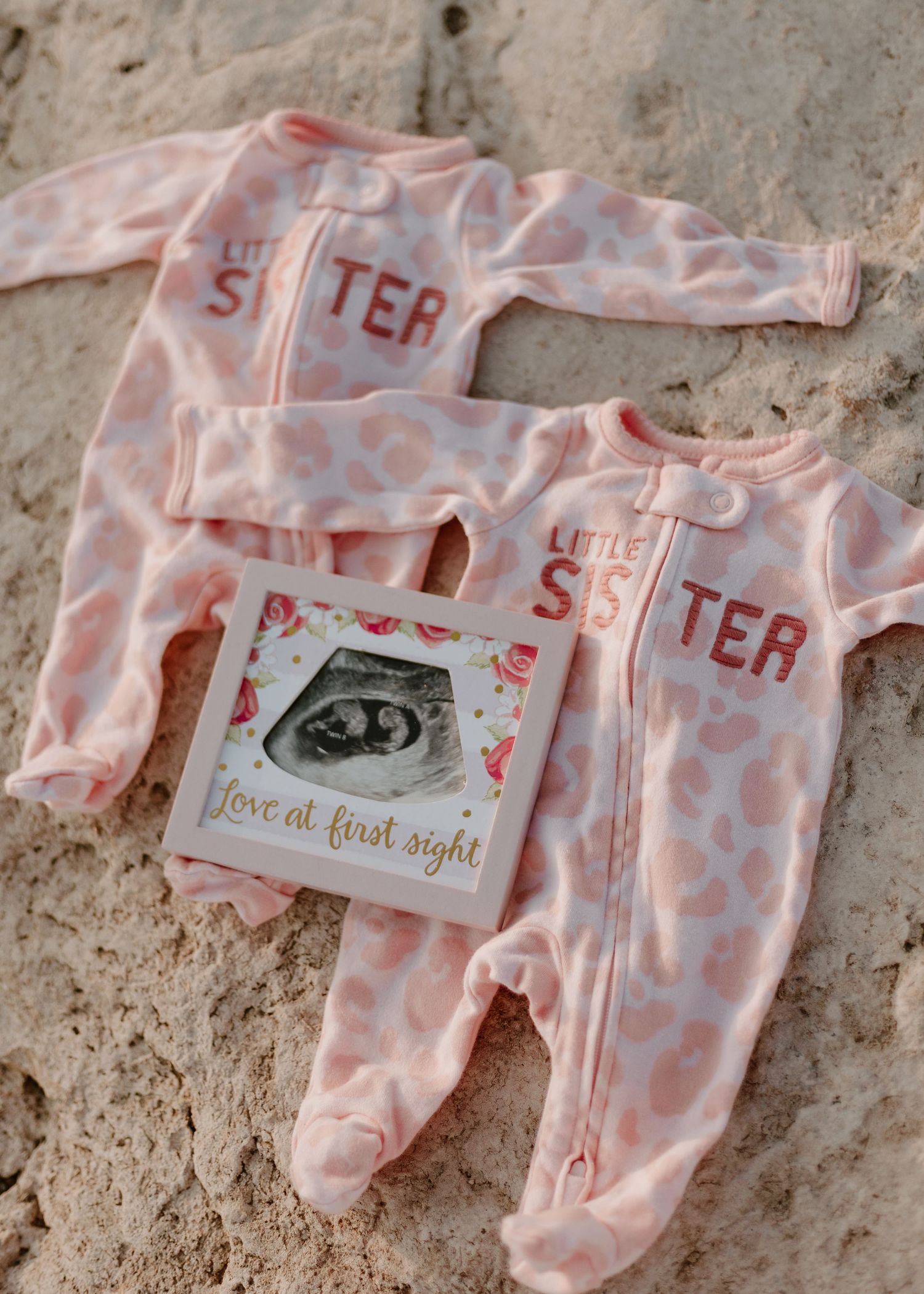 twin girl announcement