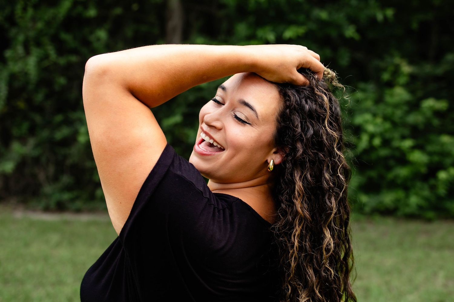 young woman portrait done in gilmer tx