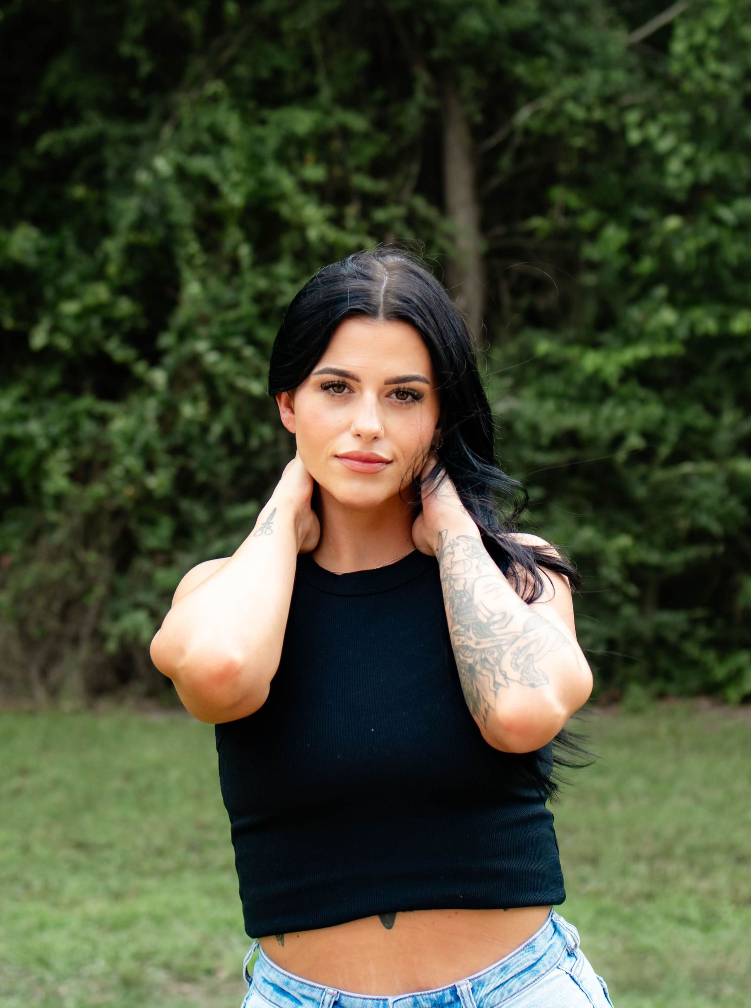 young woman portrait done in gilmer tx