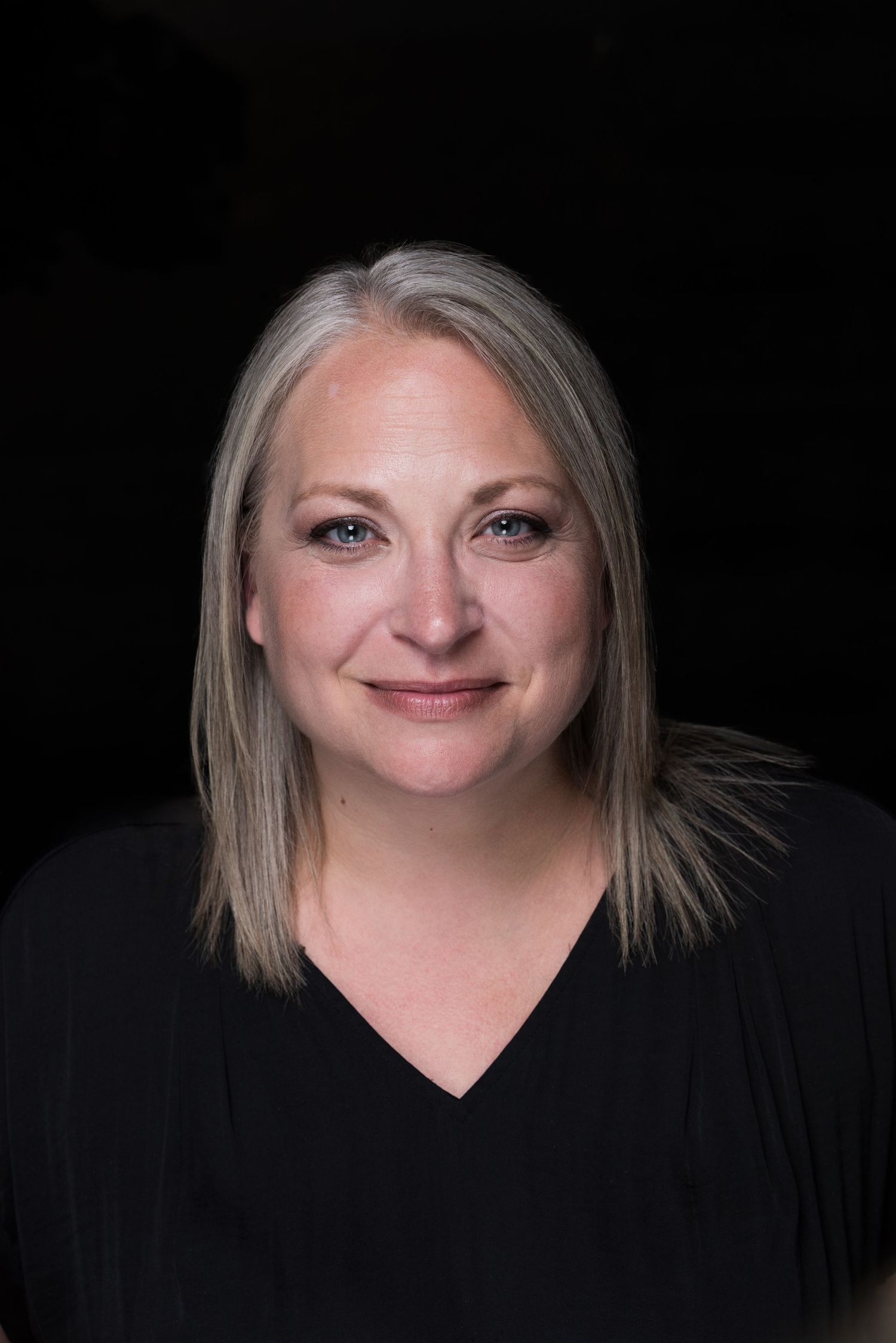 Professional LinkedIn headshot session at Ground Glass Photography studio in Kent, WA