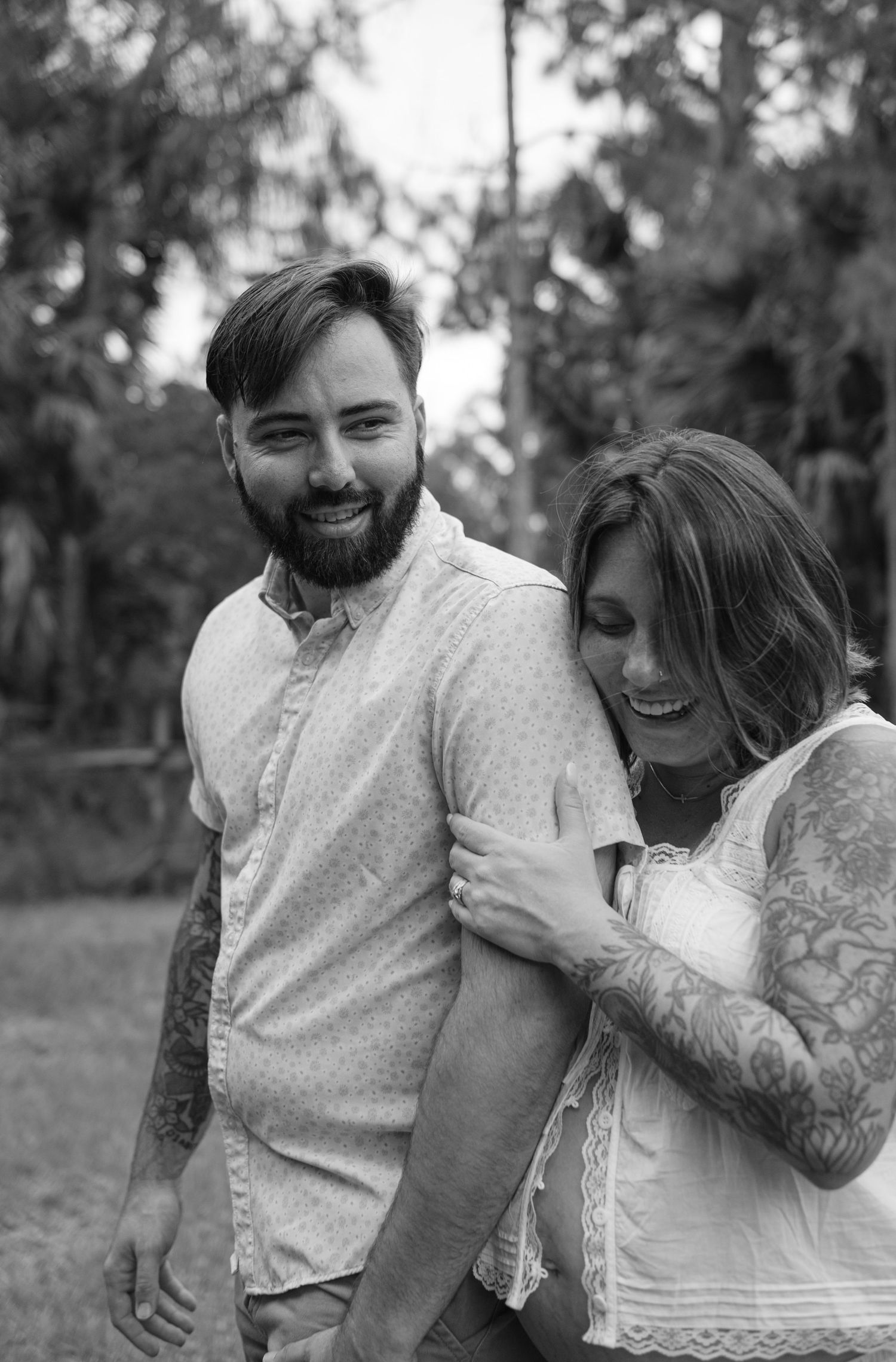 Candid beautiful couples photo taken by Lynae Moir photography in West Palm Beach Florida.