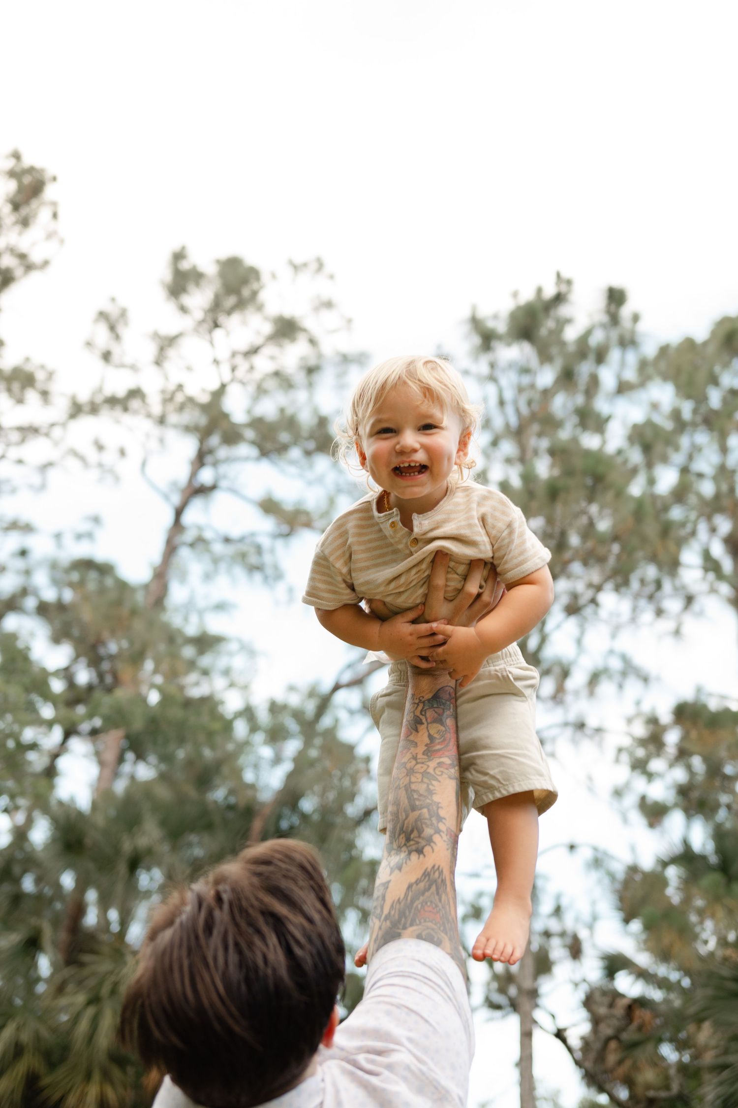 Candid family moments in West Palm Beach FL.