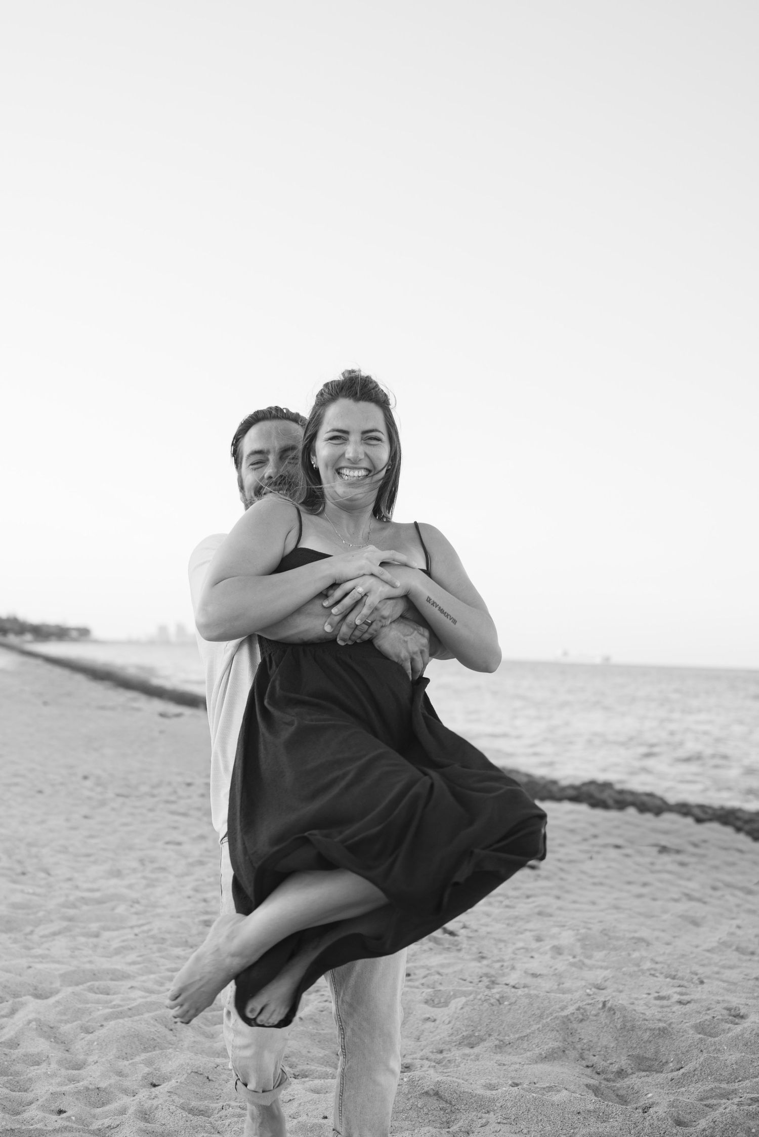 Romantic naturally posed couples photography, location Palm Beach Island.