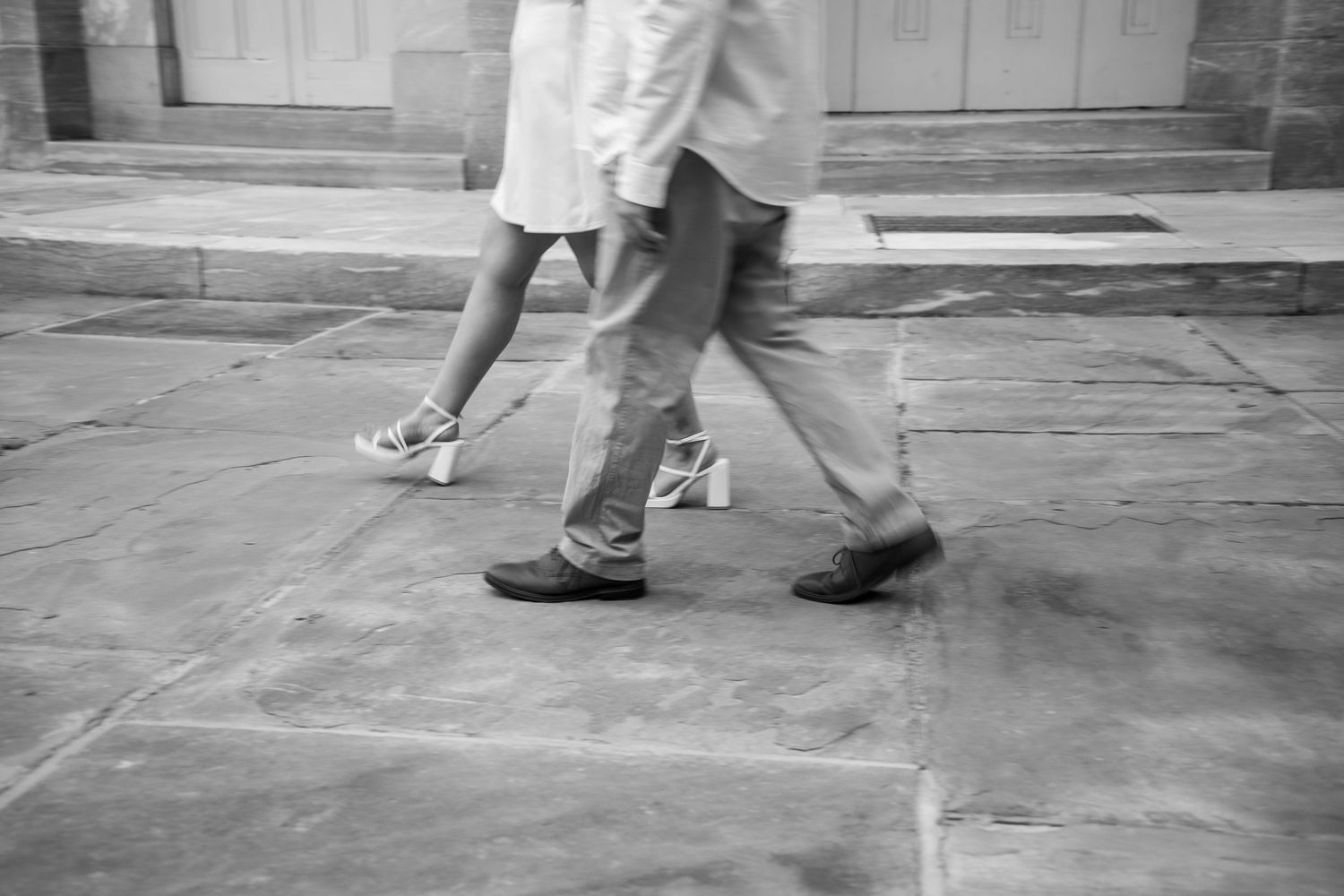 Old City Philadelphia engagement session with a romantic couple portrait in historic Pennsylvania.