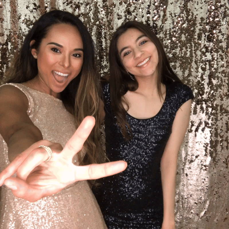 Photo booth boomerang mode