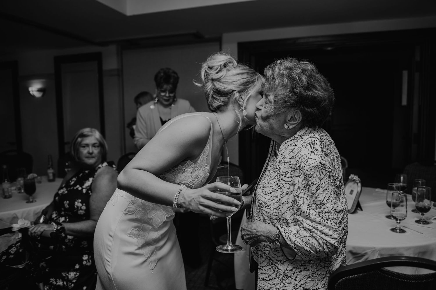 Reception photo taken by Veronique Jones, Montreal wedding photographer