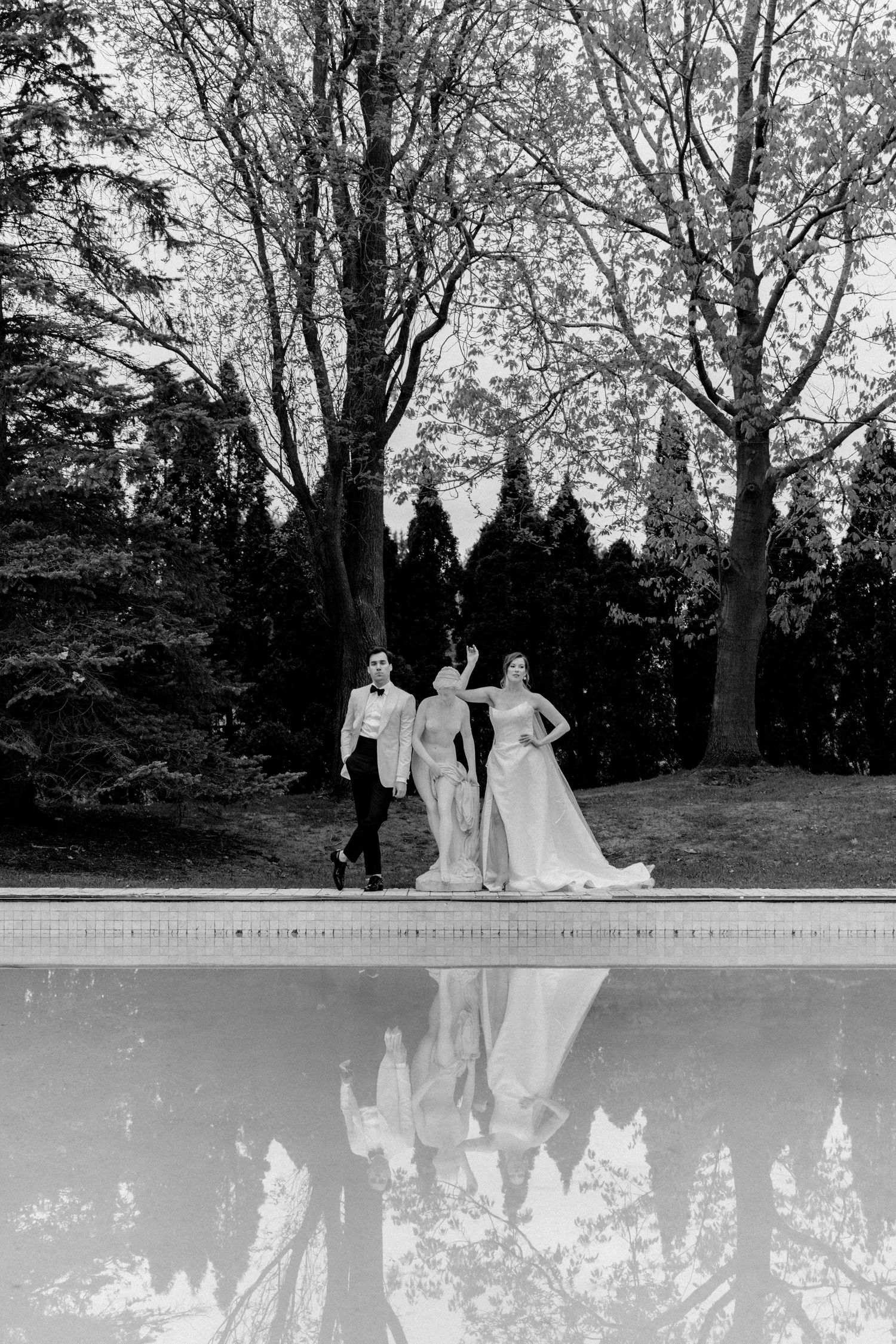Artful wedding portrait by Veronique Jones. A refined, timeless narrative capturing raw emotion and sophisticated editorial style.