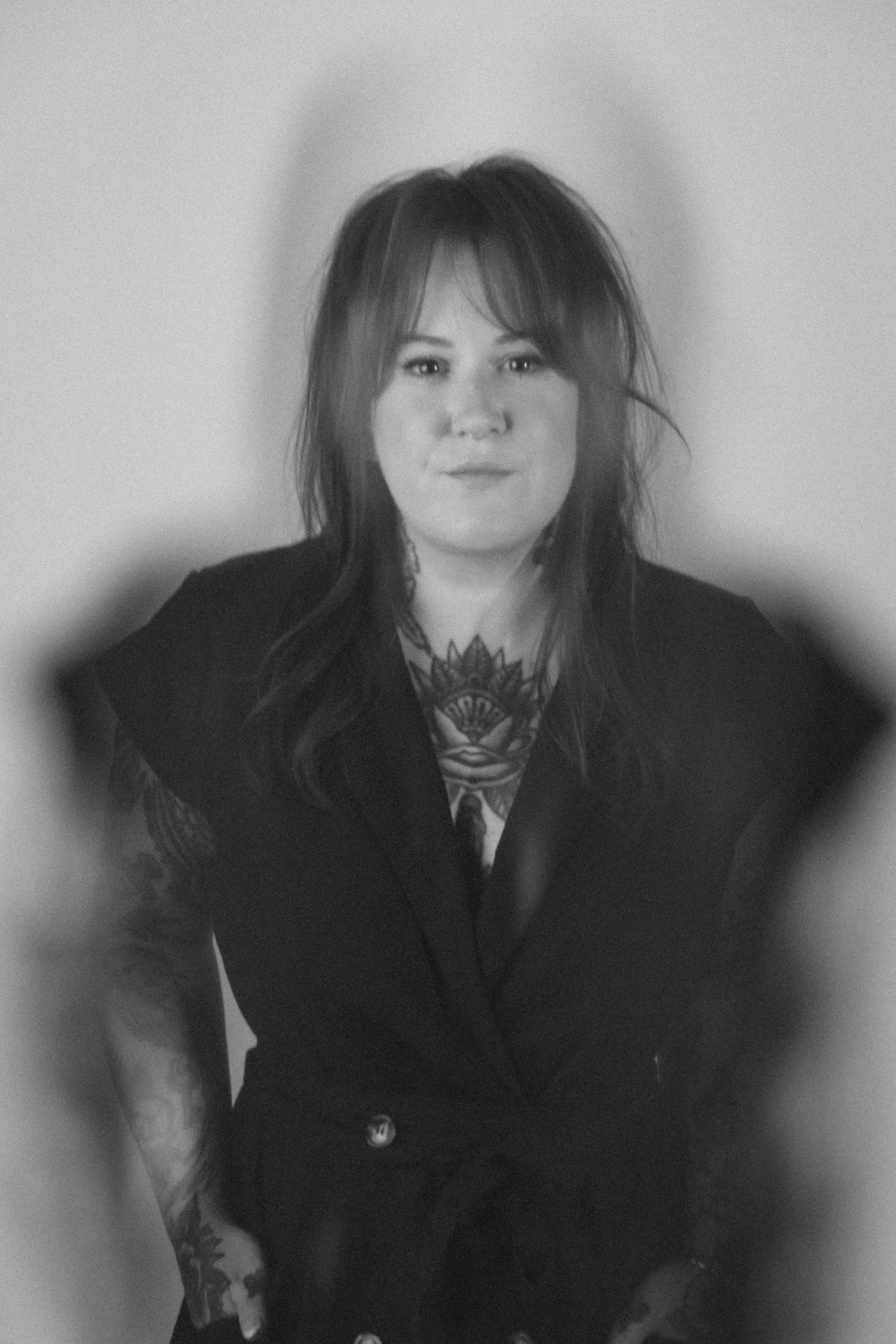 Portrait of Veronique Jones, wedding photographer based in Montreal & Toronto who offer images in digital and film.