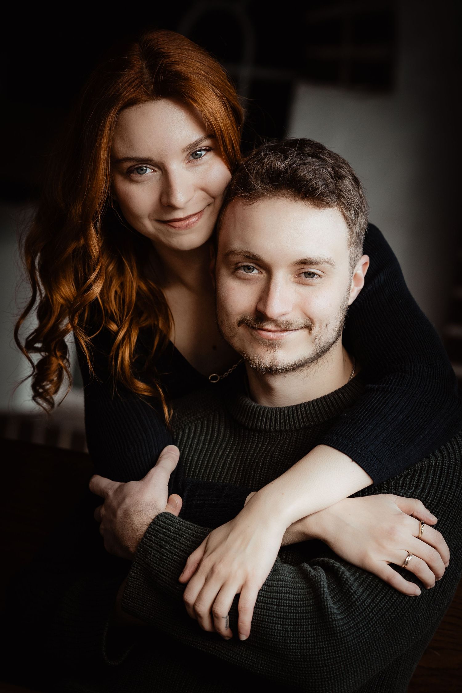 Pärchenfoto am Uemminger Hof, fotografiert von Fotografin Christina Förster, Fotograf Bochum, Witten, Dortmund, Ruhrgebiet, NRW