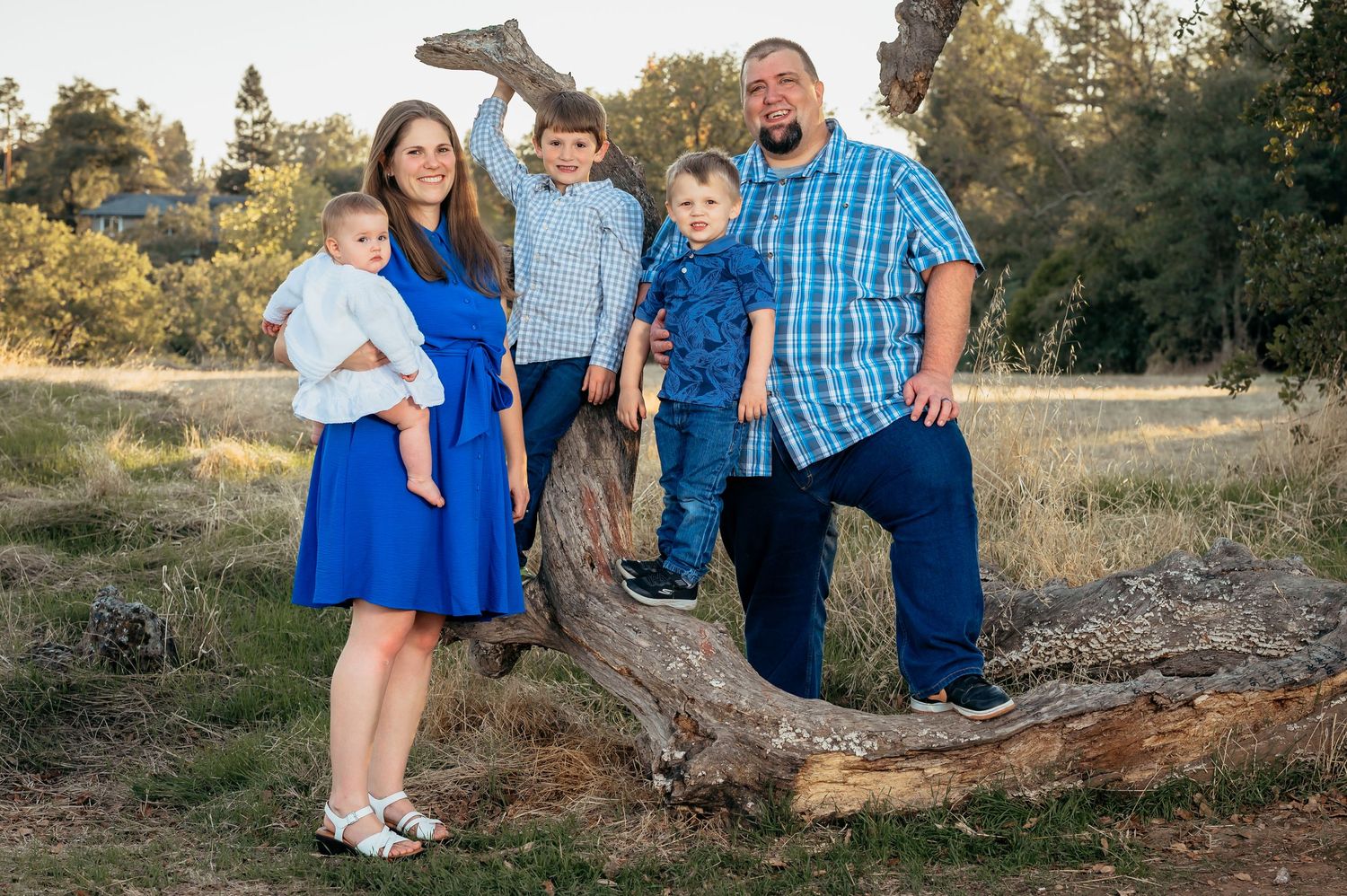 Family Photo taken at Norma Hamlin Park