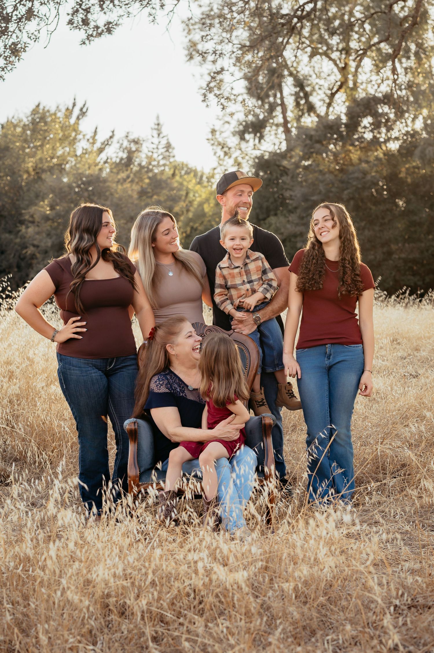 3 generations family photo orangevale california