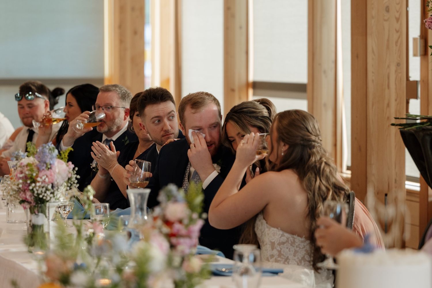 Raw emotional moments capture by a Minnesota wedding photographer