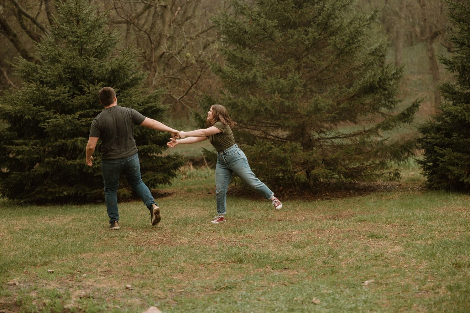 Arboretum Engagement Photos