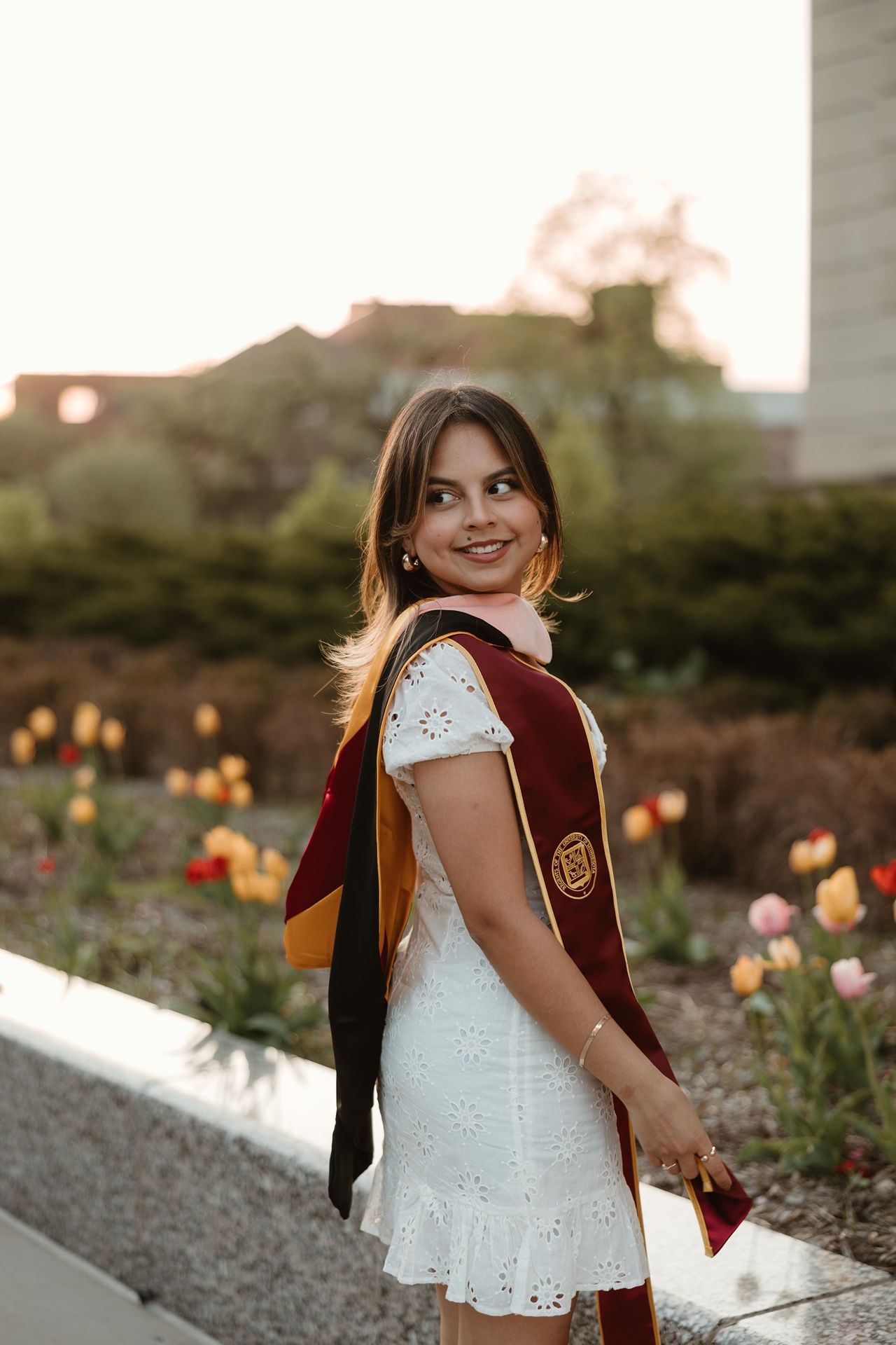 Minneapolis graduation photographer capturing cap and gown portraits