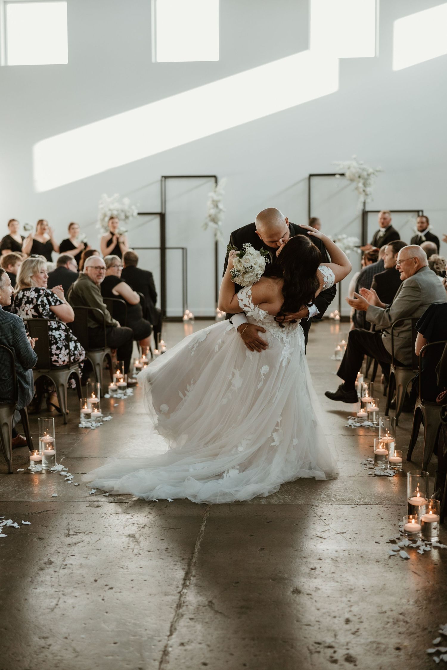 The Luminare wedding ceremony in Minneapolis