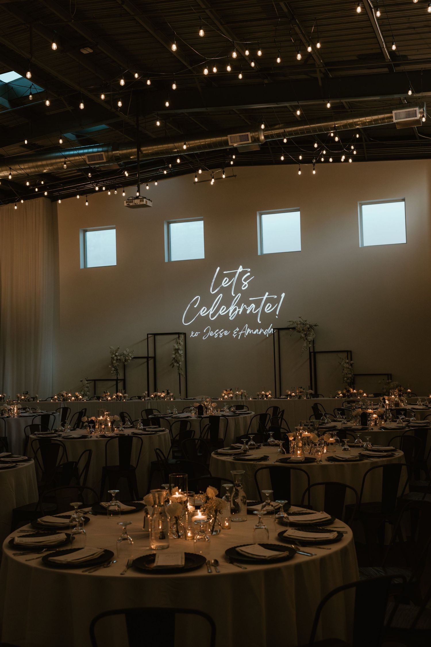 Wedding reception at The Luminare in Minneapolis, Minnesota