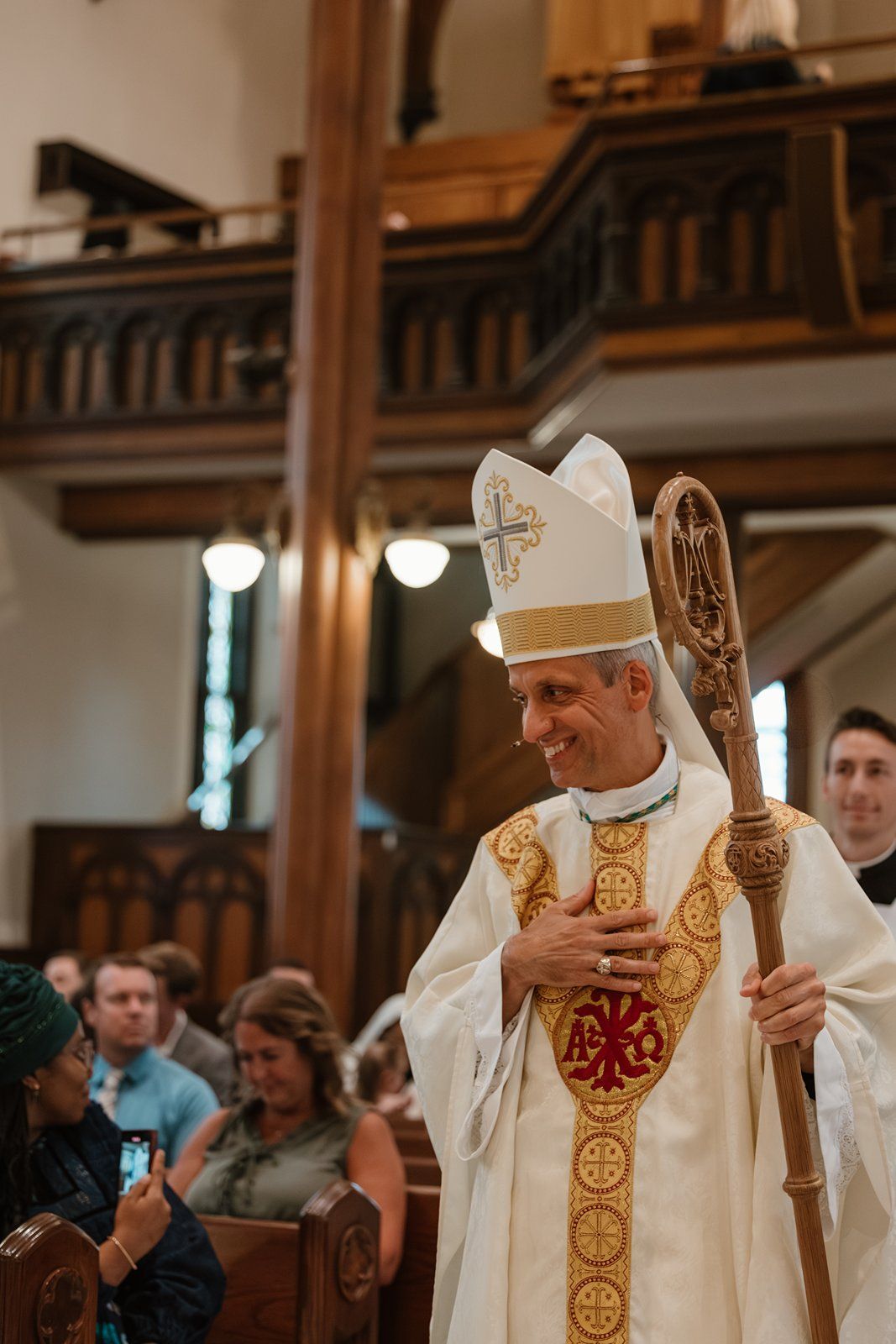 Bishop Izen Catholic Wedding