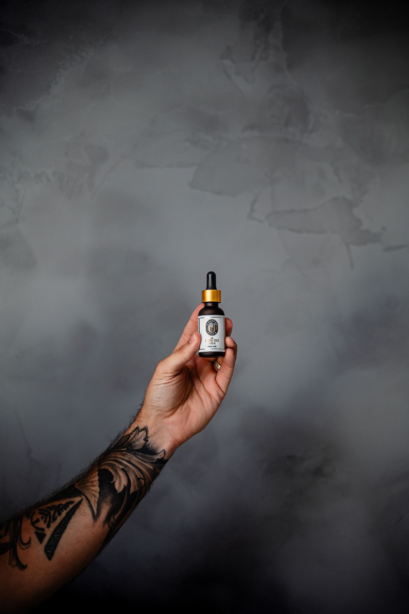 Lifestyle product photoshoot for The Bearded Mack men's grooming company. Photoshoot took place in Spring, TX.