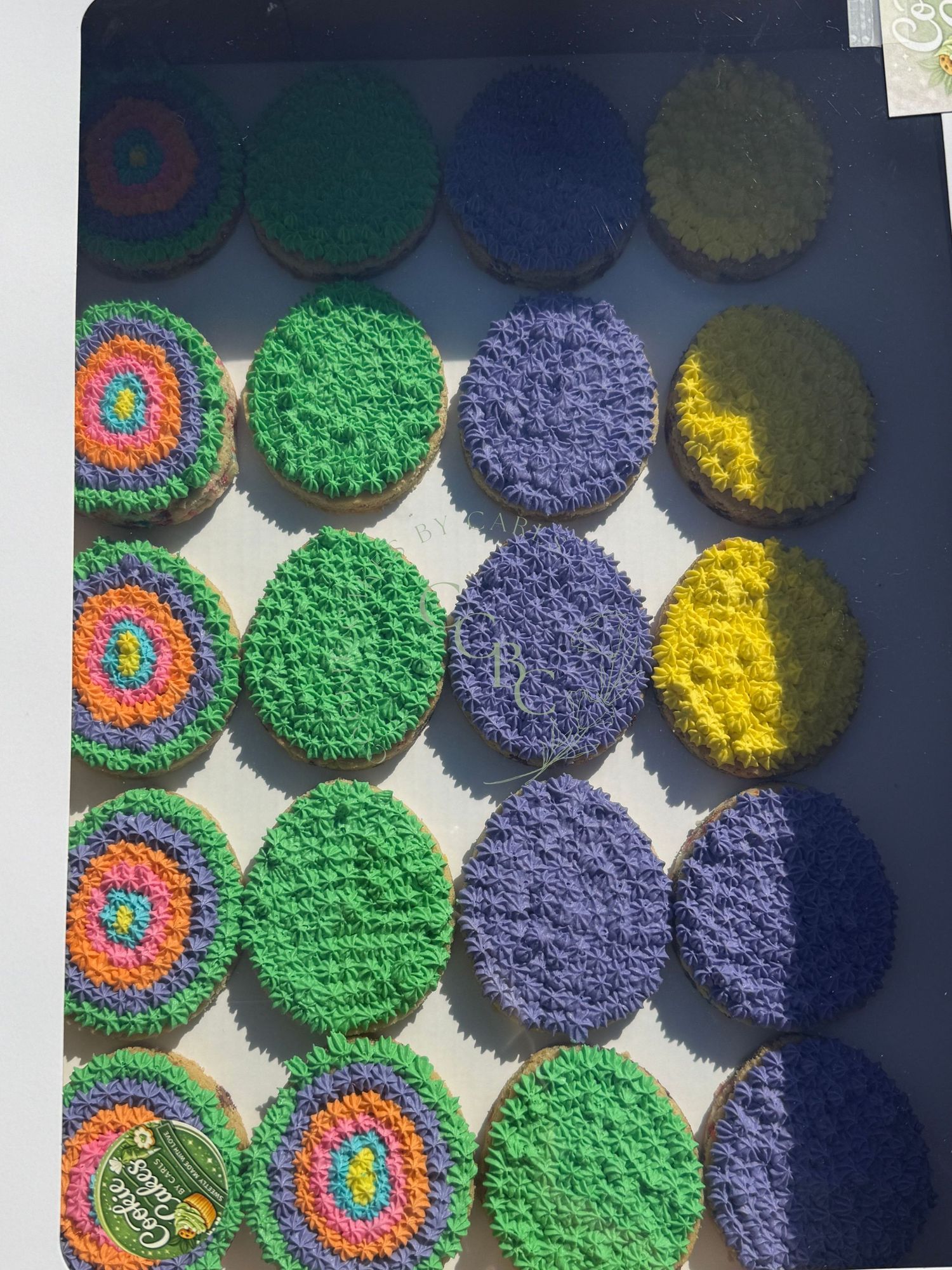 Easter eggs cookies