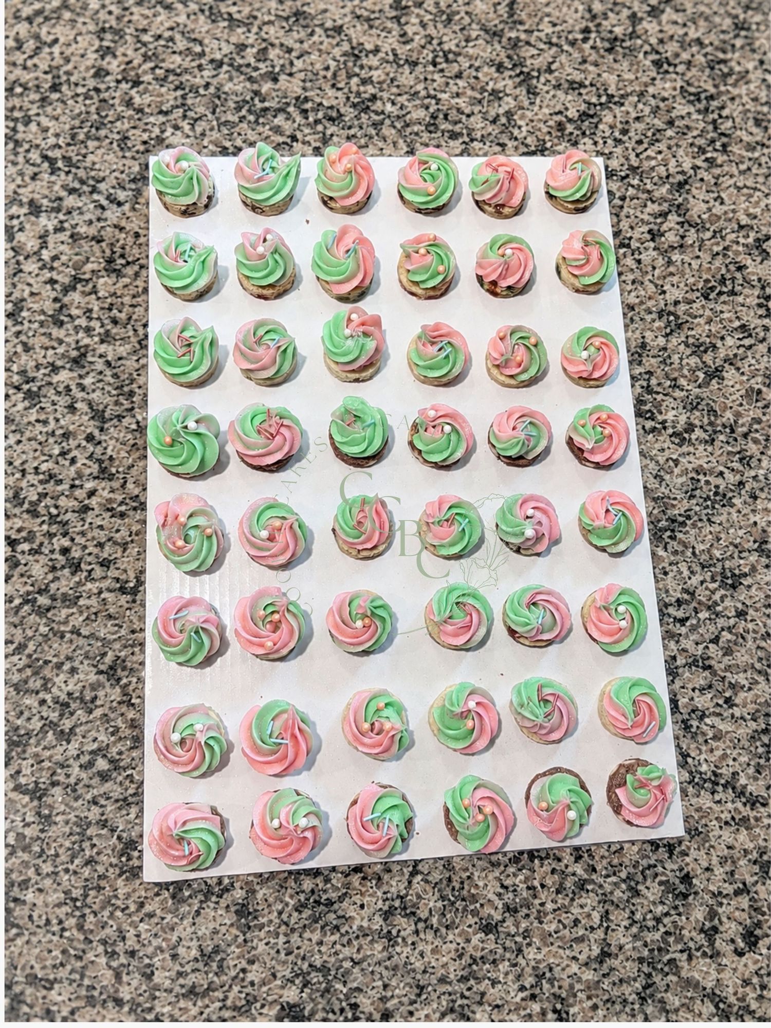 gender reveal cookie bites