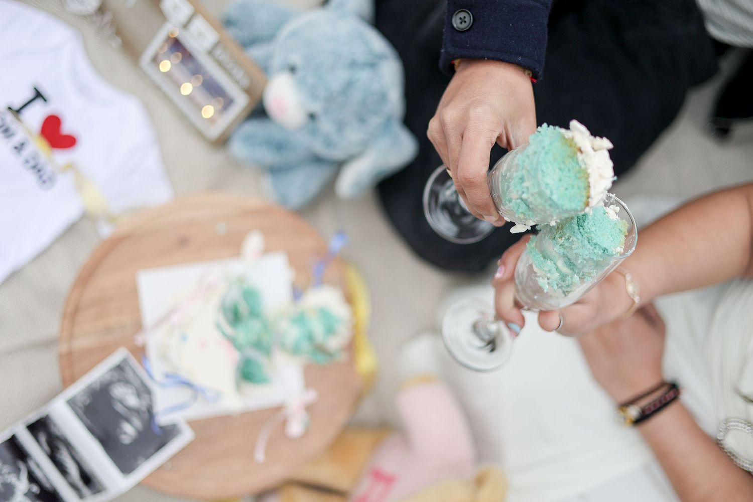 Baby Gender Reveal Event captured at a baby shower event by Chehar Lux Studio, preserving joyful moments.
