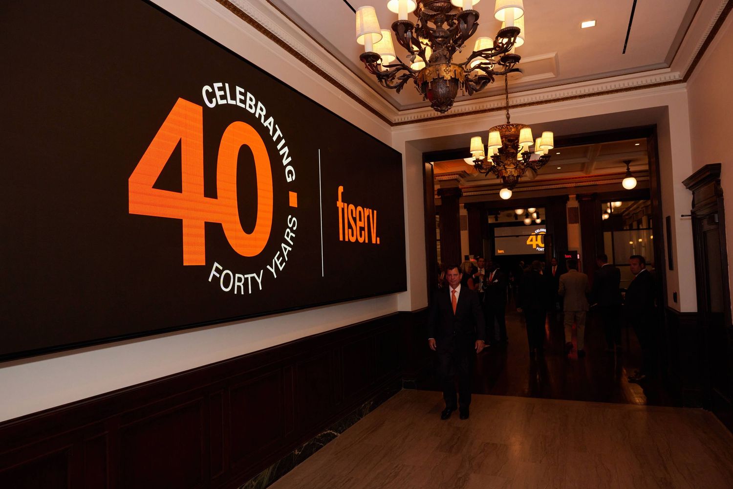 Fiserv corporate event at the New York Stock Exchange photographed by George Robert of GRP NYC.